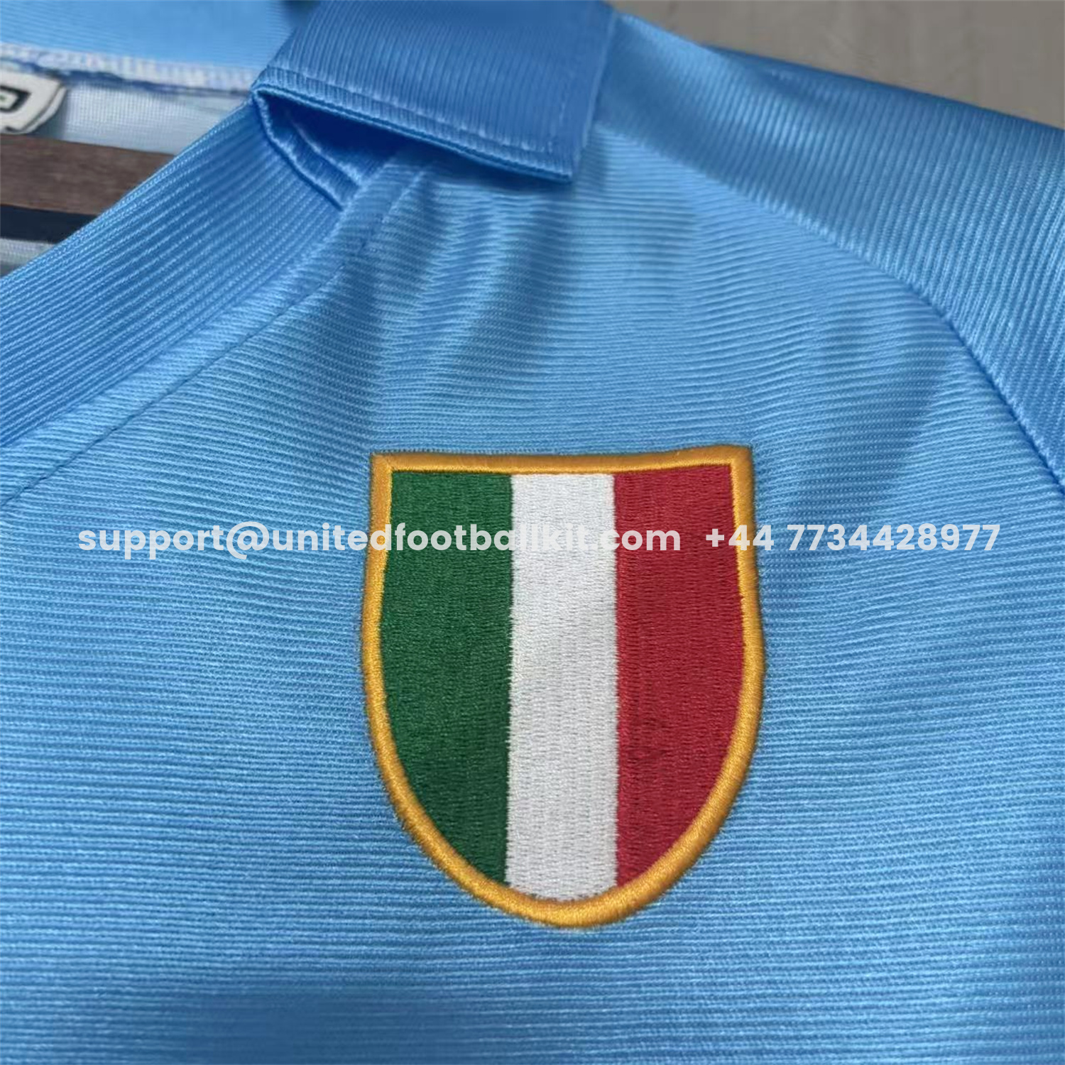 Unitedfootballkit.com | Retro Napoli 1990-91 Home 2 Sky Blue And White Jersey -Customize Name, Number and Patch | Worldwide Shipping