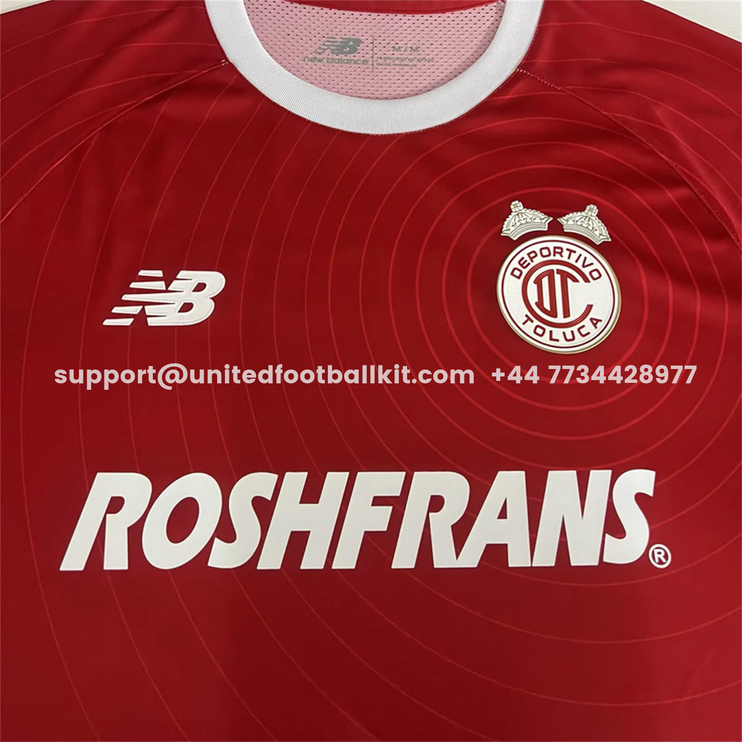 Unitedfootballkit.com | Toluca 25-26 Red Special Jersey - Fans Version -Customize Name, Number and Patch | Worldwide Shipping
