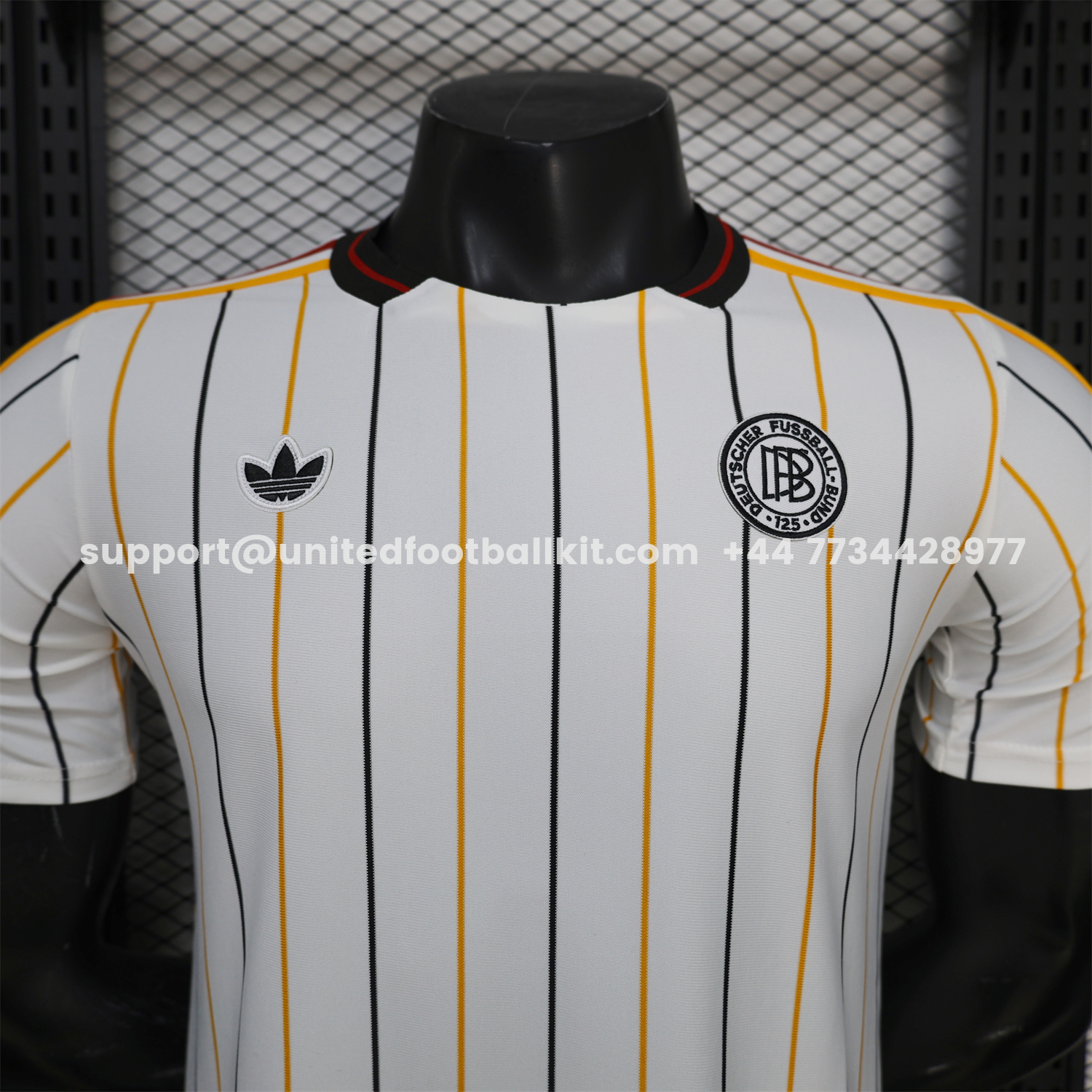 Unitedfootballkit.com | Germany 2026 Terrace Icon Retro Casual Style White Jersey - Player Version -Customize Name, Number and Patch | Worldwide Shipping