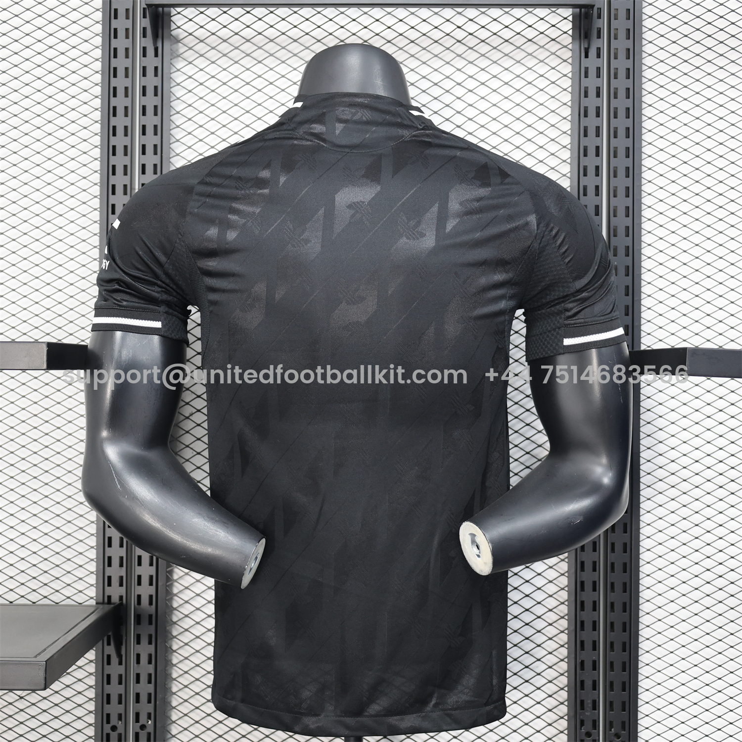 Unitedfootballkit.com | Manchester United 25-26 Black Training Jersey - Player Version -Customize Name, Number and Patch | Worldwide Shipping
