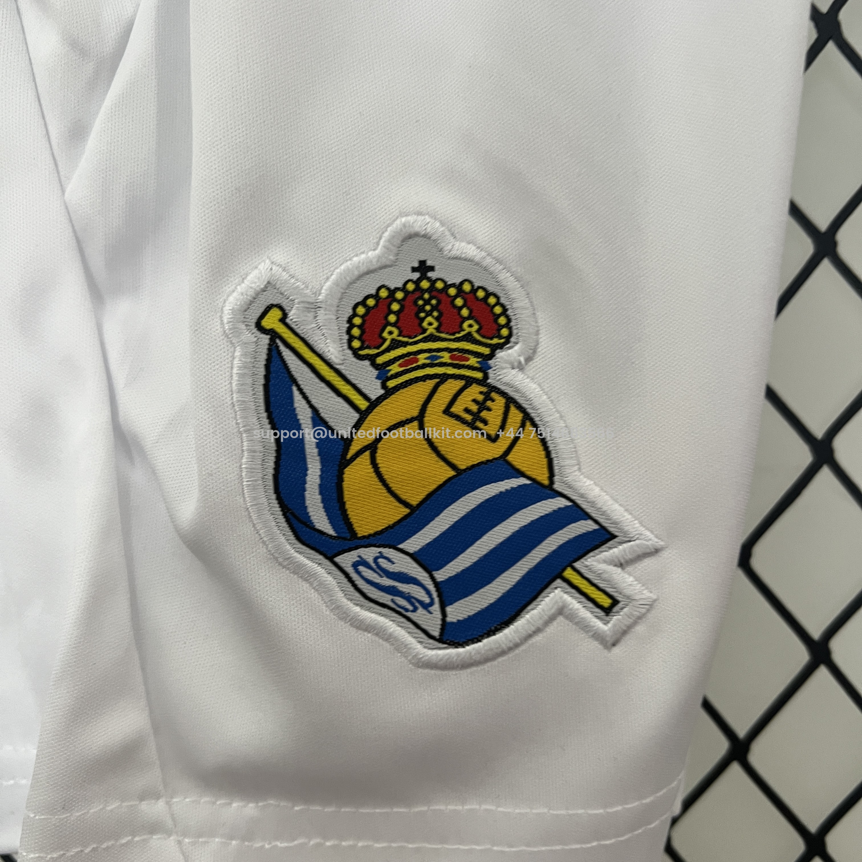 Unitedfootballkit.com | Real Sociedad 24-25 Home Stadium Kids Kit -Customize Name, Number and Patch | Worldwide Shipping