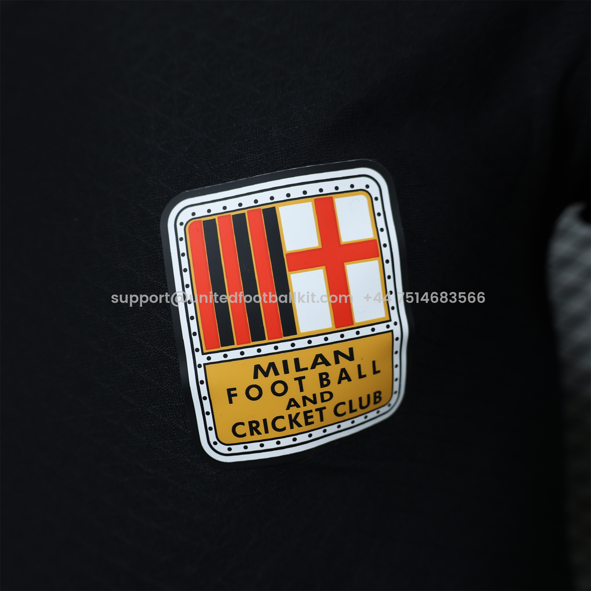 Unitedfootballkit.com | AC Milan 24-25 125th Anniversary Long Sleeves Black GK Jersey - Player Version -Customize Name, Number and Patch | Worldwide Shipping