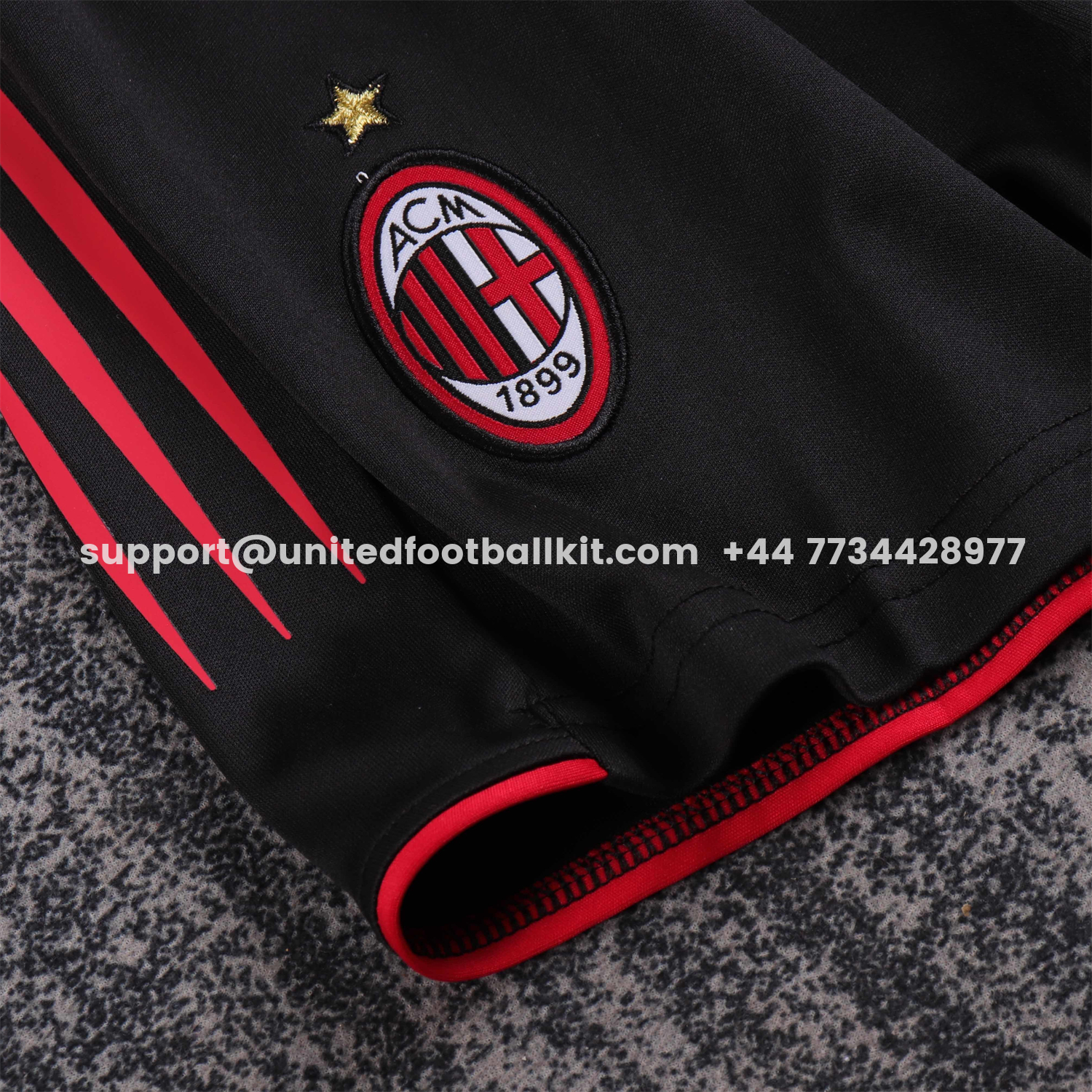 Unitedfootballkit.com | Retro AC Milan 2004-05 Home Kids Kit -Customize Name, Number and Patch | Worldwide Shipping