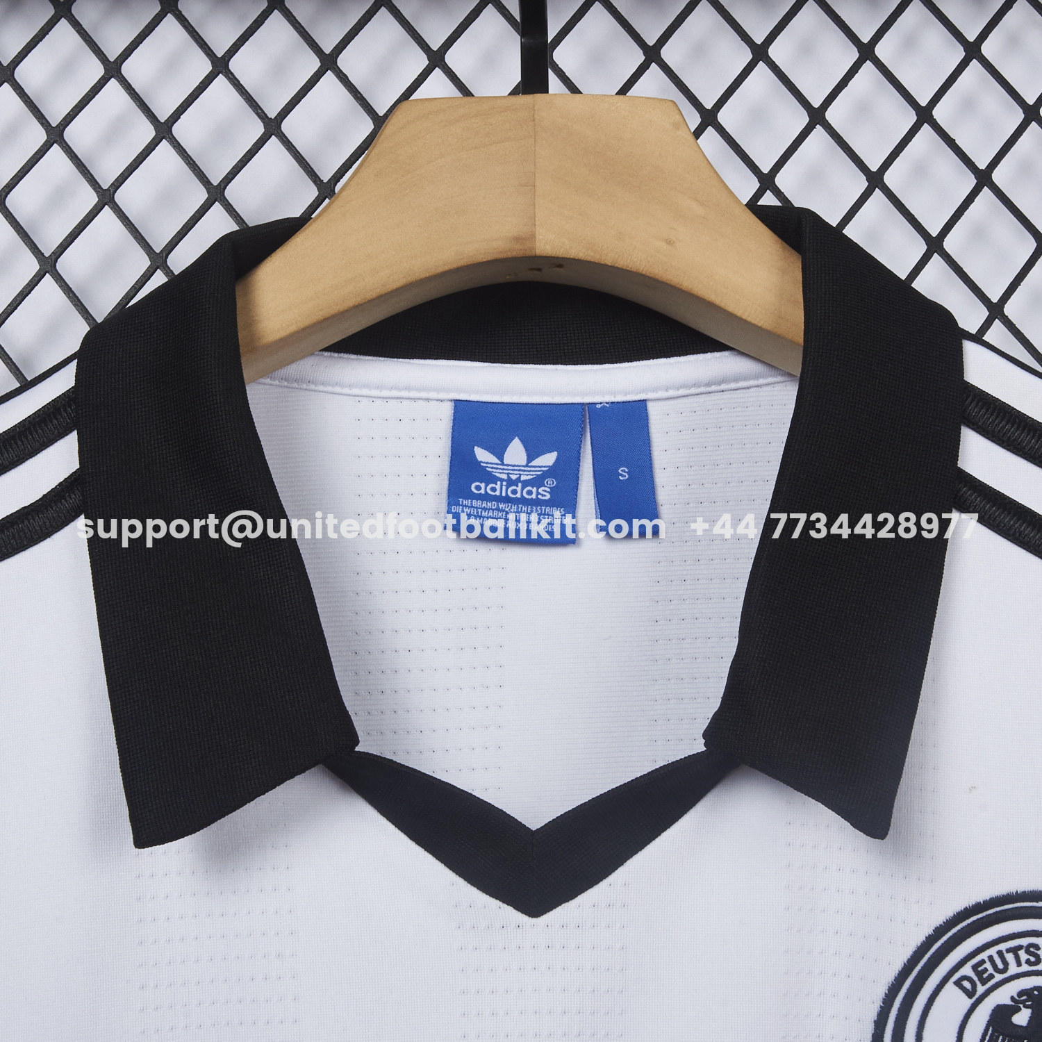 Unitedfootballkit.com | Retro Germany 1988-91 Home Polo Jersey -Customize Name, Number and Patch | Worldwide Shipping