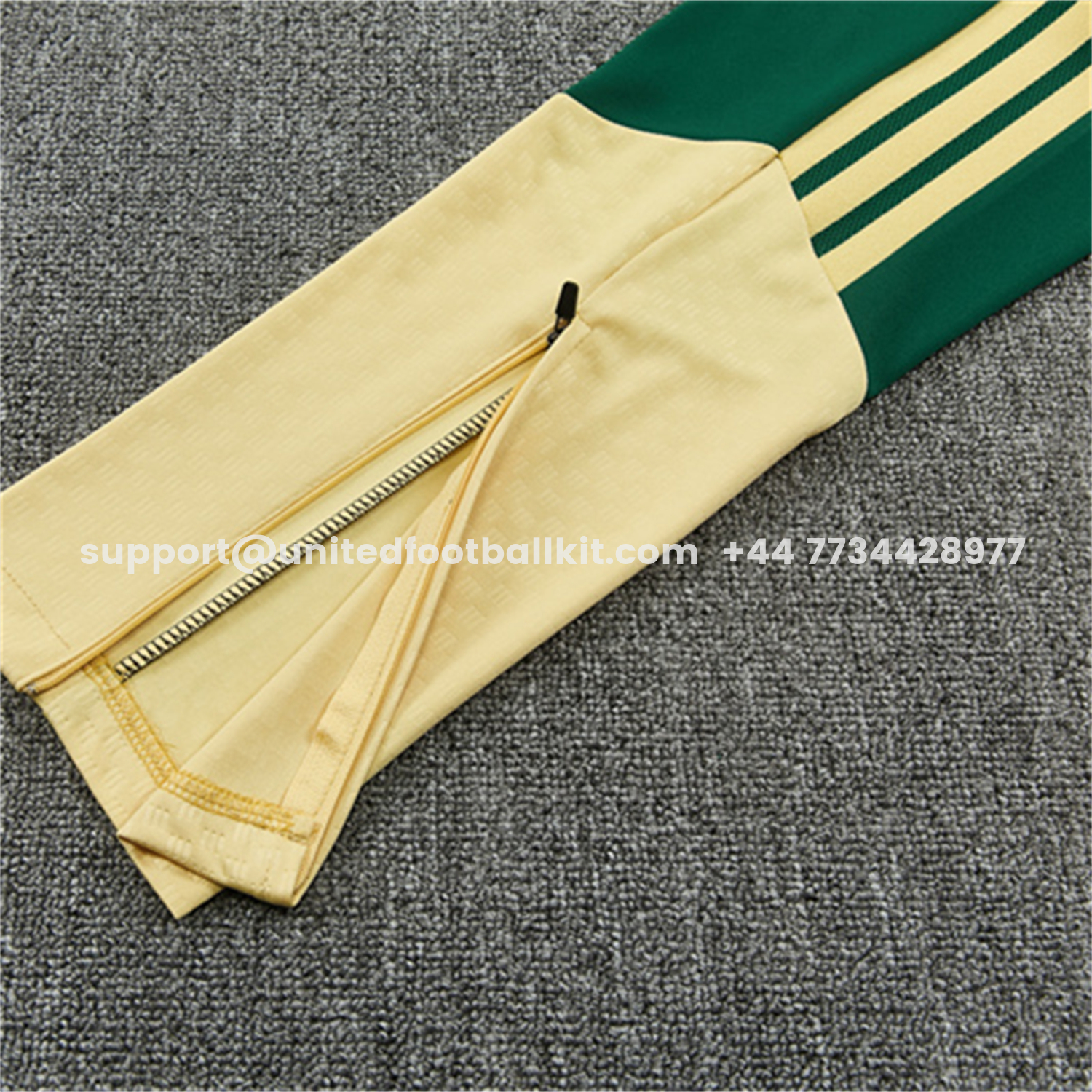 Unitedfootballkit.com | Real Madrid 26-27 Kids Long Sleeves Training Set - Green Top And Green Pants -Customize Name, Number and Patch | Worldwide Shipping