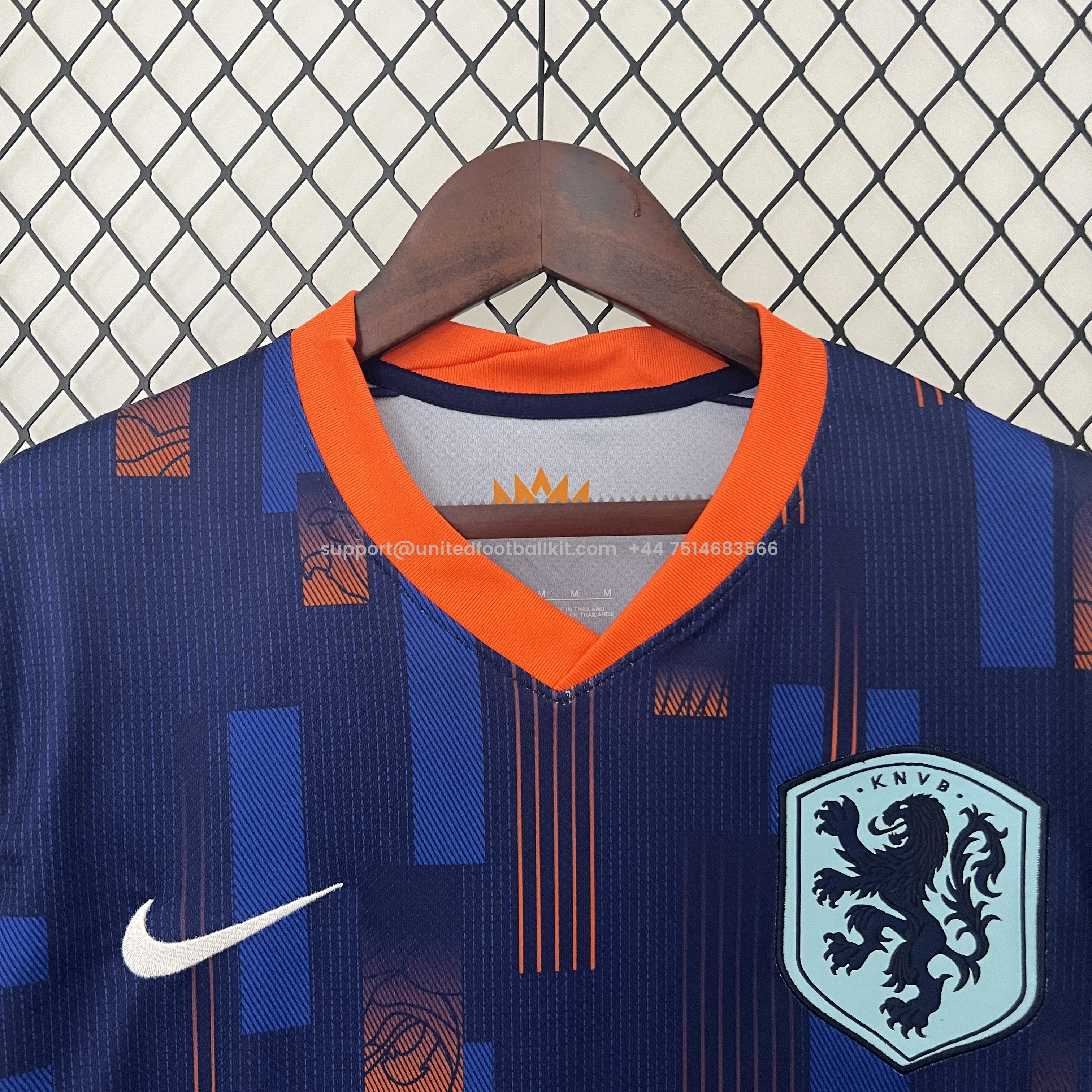 Unitedfootballkit.com | Netherlands 2024 Away Jersey - Fans Version -Customize Name, Number and Patch | Worldwide Shipping