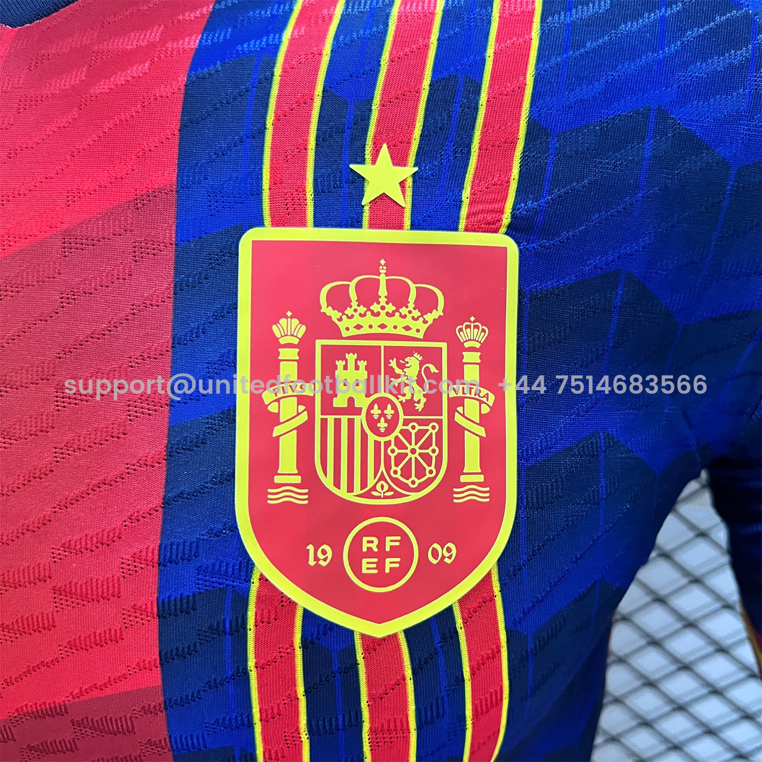 Unitedfootballkit.com | Spain 2024 Red Special Edition Jersey - Player Version -Customize Name, Number and Patch | Worldwide Shipping