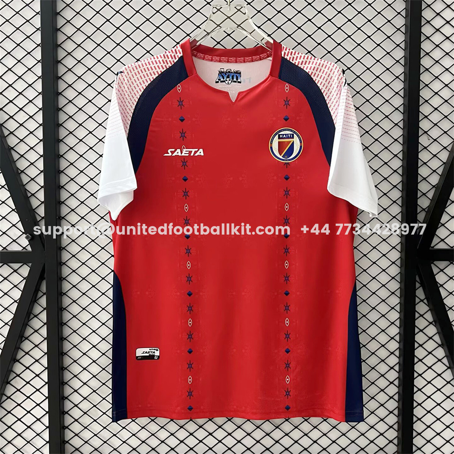 Unitedfootballkit.com | Haiti 2026 Third Red Jersey - Fans Version -Customize Name, Number and Patch | Worldwide Shipping
