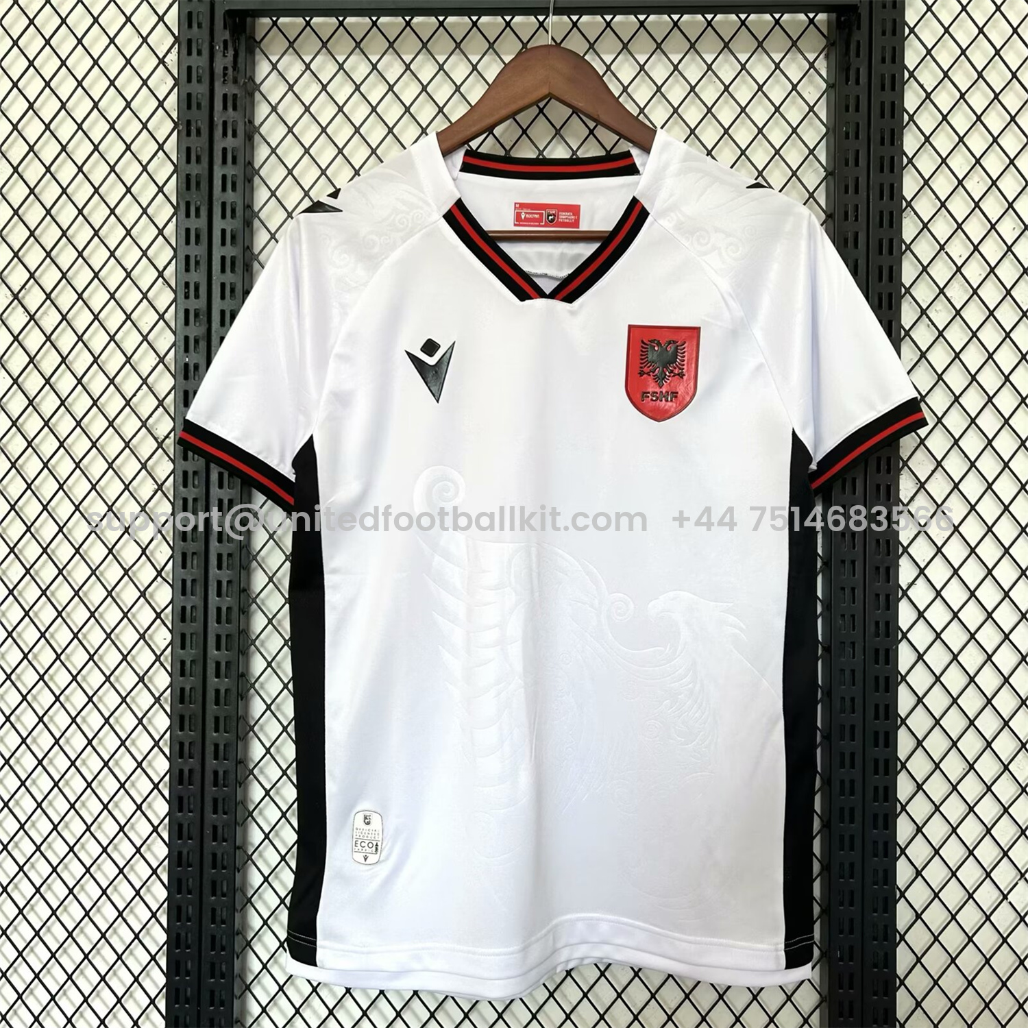 Unitedfootballkit.com | Albania 25-26 Away Jersey - Fans Version -Customize Name, Number and Patch | Worldwide Shipping