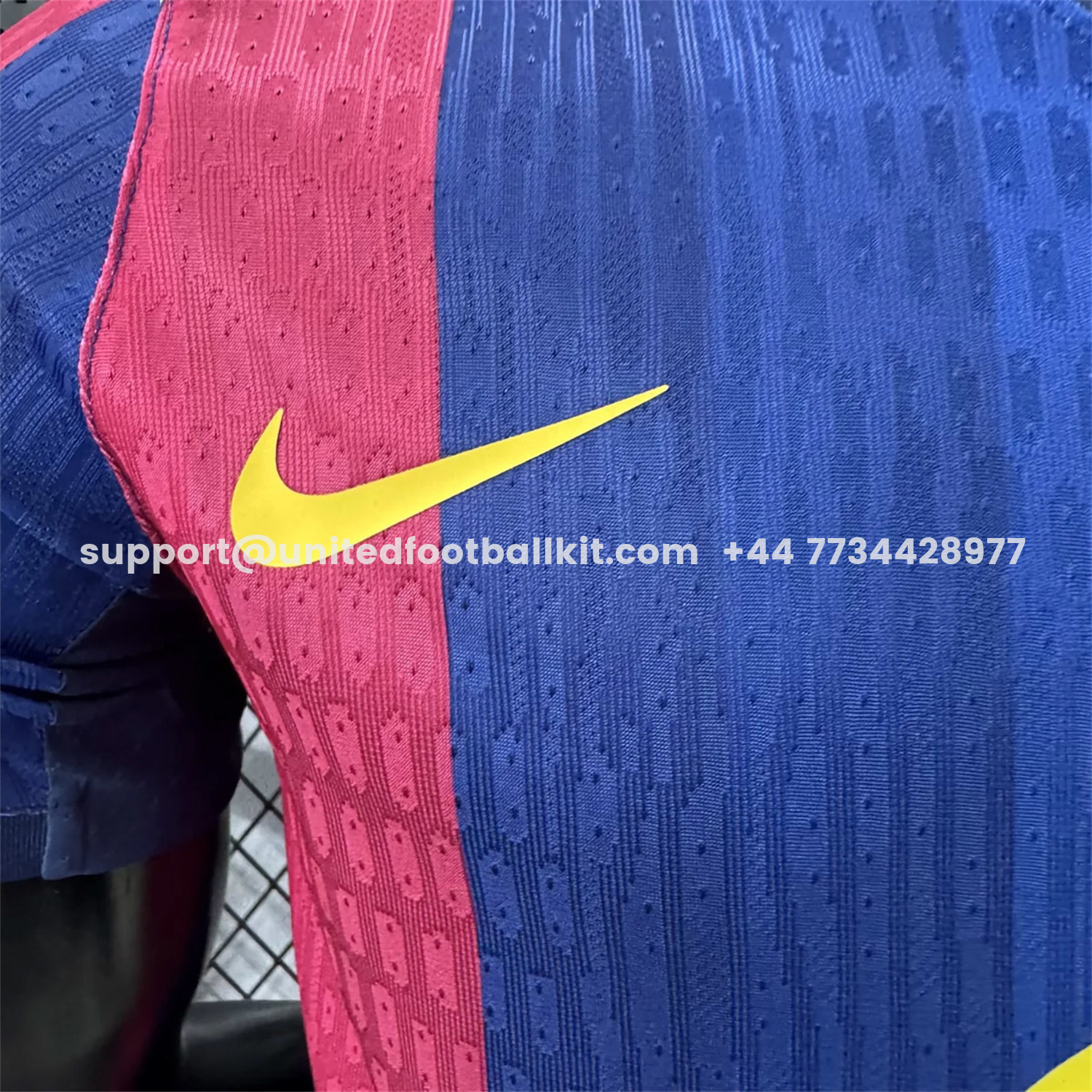 Unitedfootballkit.com | Barcelona 26-27 Home Jersey - Player Version -Customize Name, Number and Patch | Worldwide Shipping
