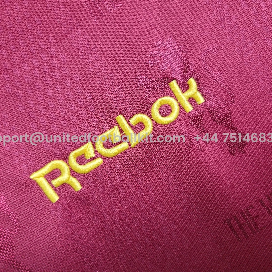 Unitedfootballkit.com | Retro Aston Villa 1995-97 Home Stadium Jersey -Customize Name, Number and Patch | Worldwide Shipping