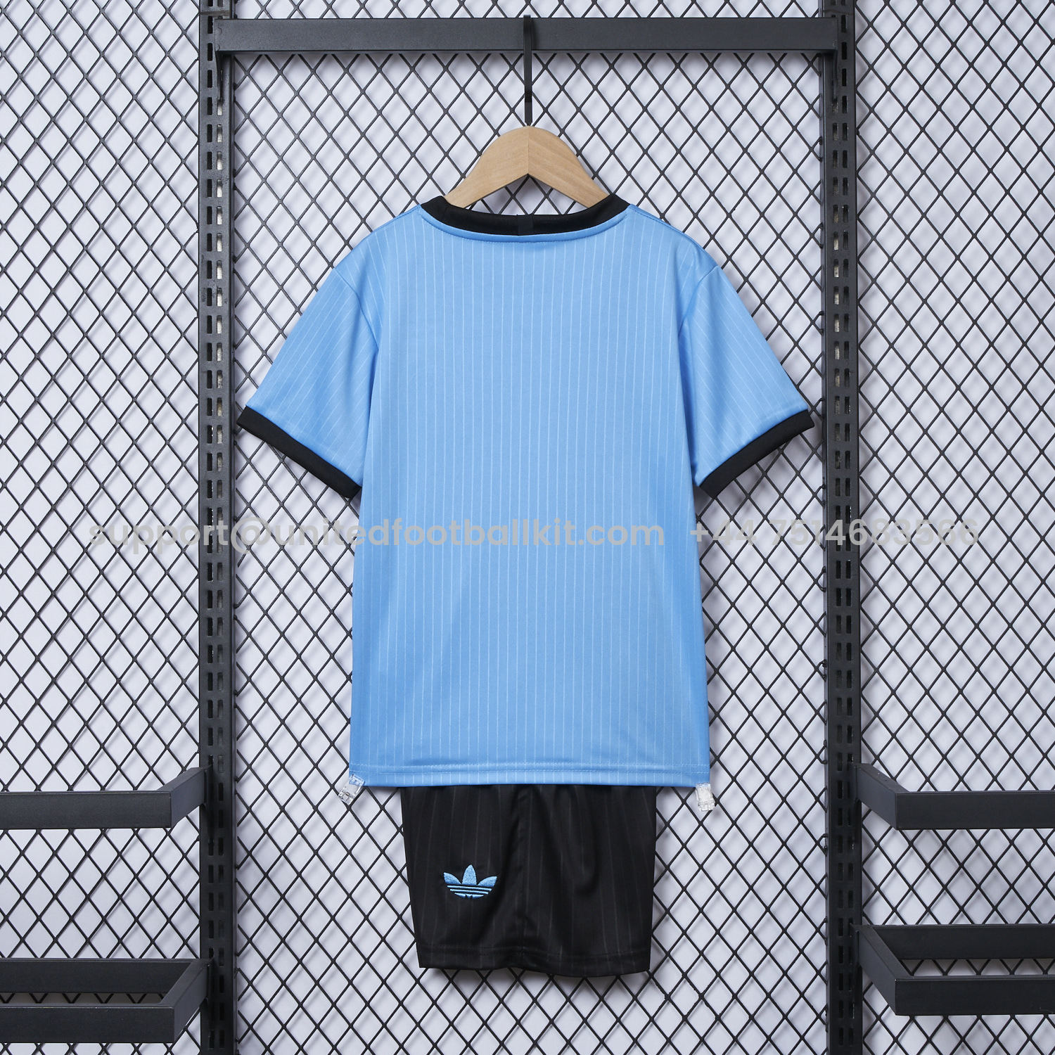 Unitedfootballkit.com | Germany 2025 125-Year Anniversary Blue Goalkeeper Kids Kit -Customize Name, Number and Patch | Worldwide Shipping