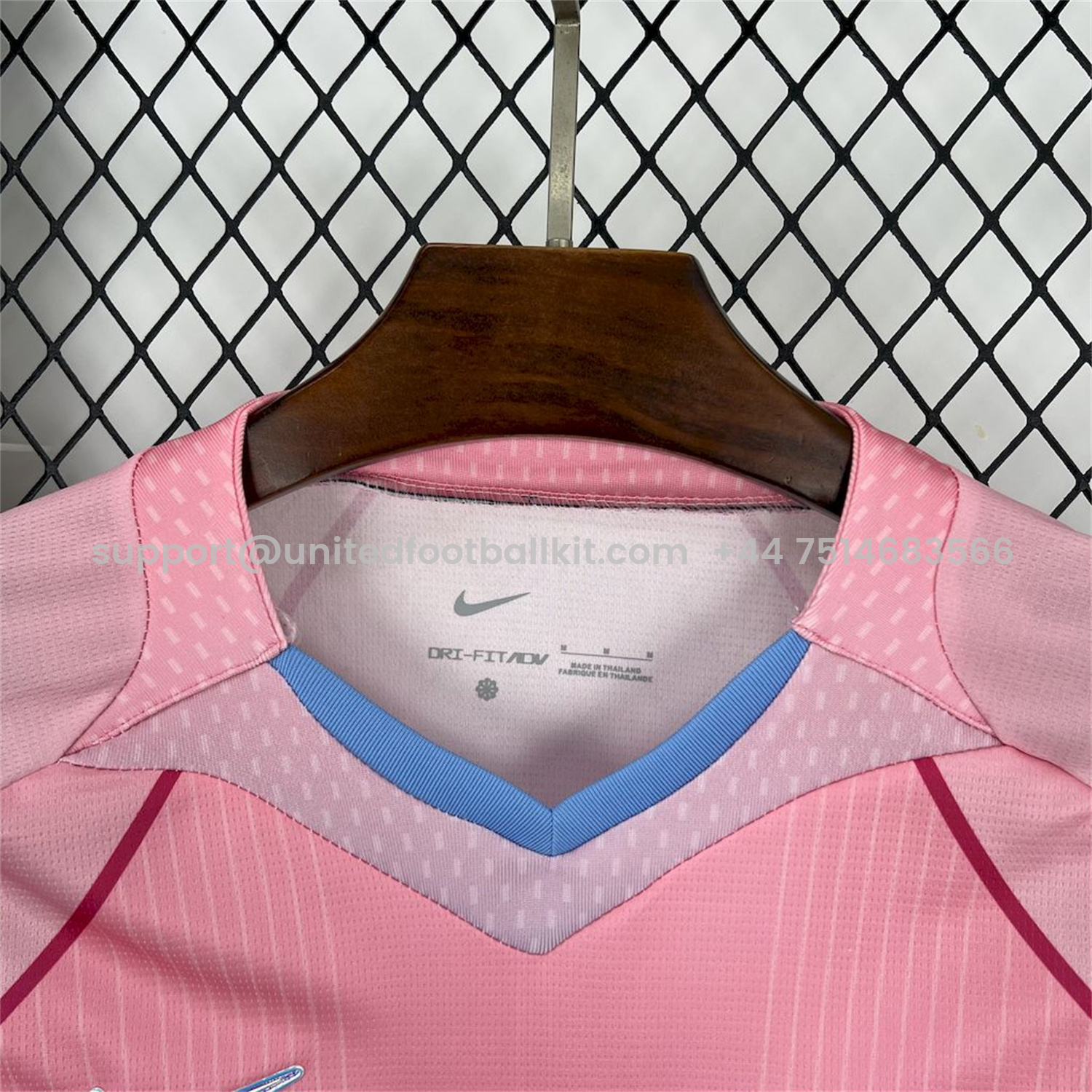 Unitedfootballkit.com | Barcelona 25-26 T90 White Lines Pink Special Jersey - Fans Version -Customize Name, Number and Patch | Worldwide Shipping