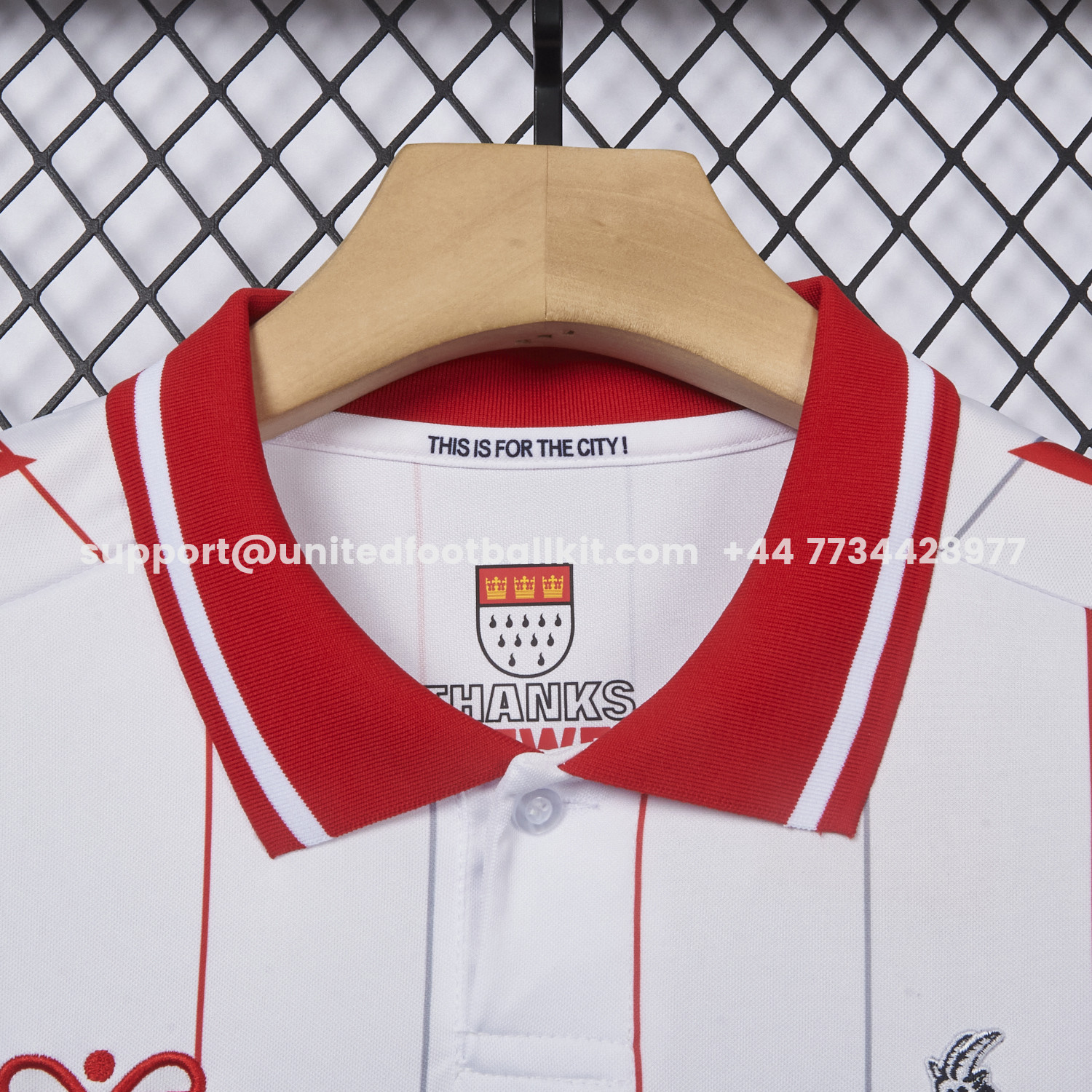Unitedfootballkit.com | Köln 25-26 WE:FC Culture Polo Jersey - Fans Version -Customize Name, Number and Patch | Worldwide Shipping