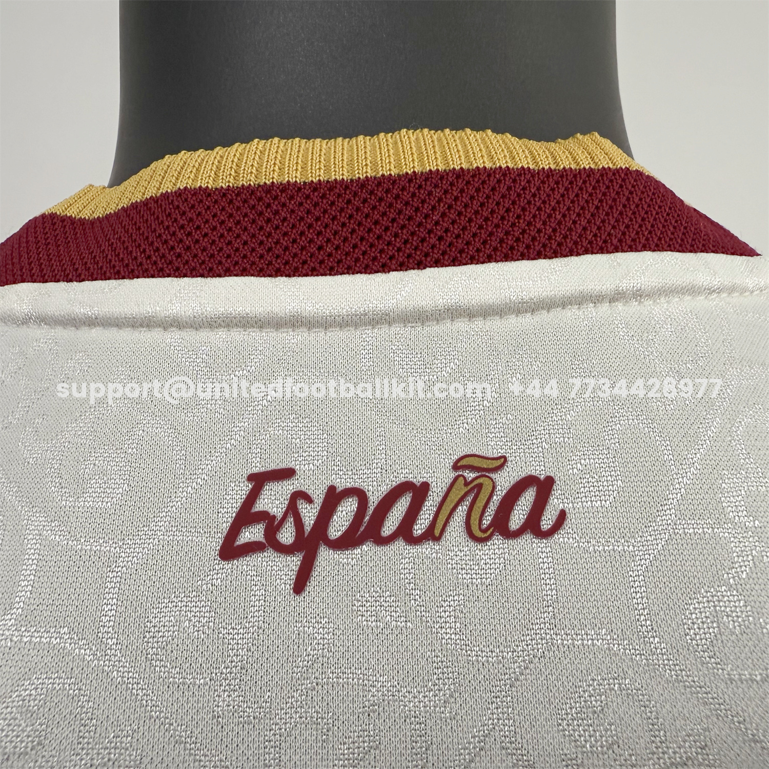 Unitedfootballkit.com | Spain 2026 Away White Jersey - Player Version -Customize Name, Number and Patch | Worldwide Shipping