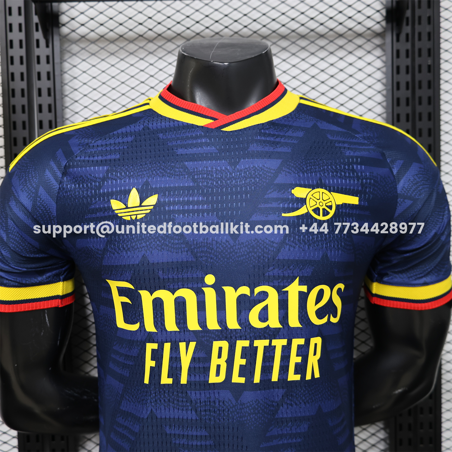 Unitedfootballkit.com | Arsenal 26-27 Away Jersey - Player Version -Customize Name, Number and Patch | Worldwide Shipping