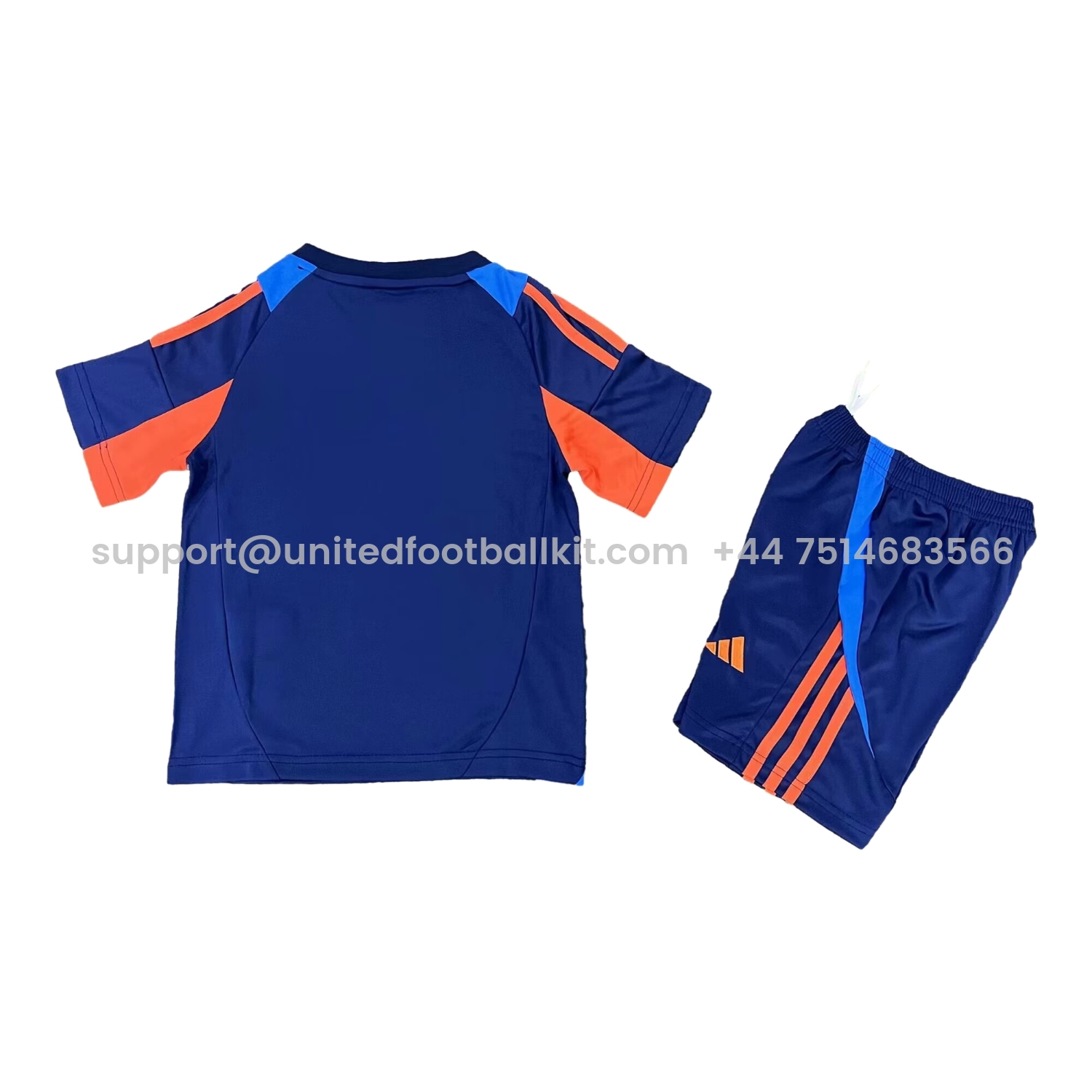 Unitedfootballkit.com | Universidad de Chile 25-26 Blue Training Kids Kit -Customize Name, Number and Patch | Worldwide Shipping