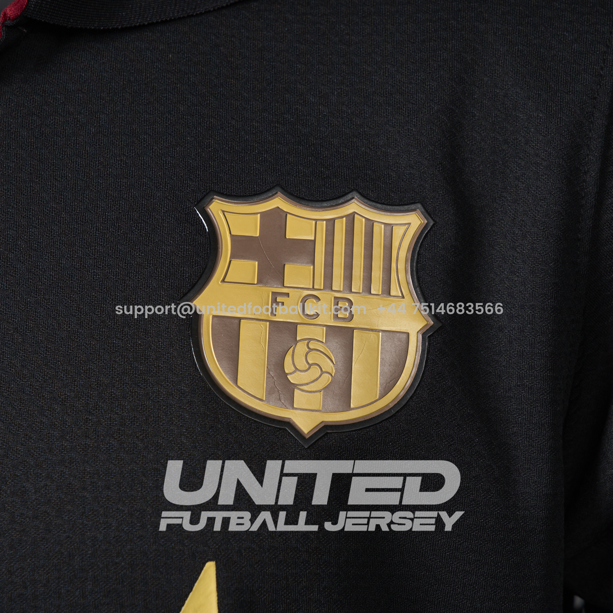 Unitedfootballkit.com | Barcelona 24-25 Yamal Anniversary Black Jersey - Player Version -Customize Name, Number and Patch | Worldwide Shipping