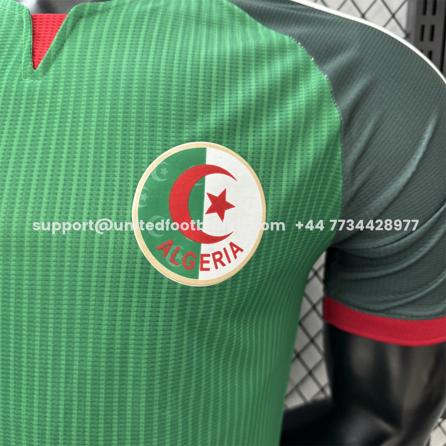 Unitedfootballkit.com | Algeria 2026 Away Green Jersey - Player Version -Customize Name, Number and Patch | Worldwide Shipping