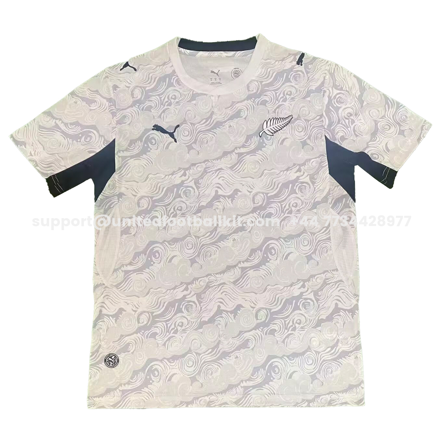 Unitedfootballkit.com | New Zealand 2026 Cloud Pattern Training Jersey - Fans Version -Customize Name, Number and Patch | Worldwide Shipping