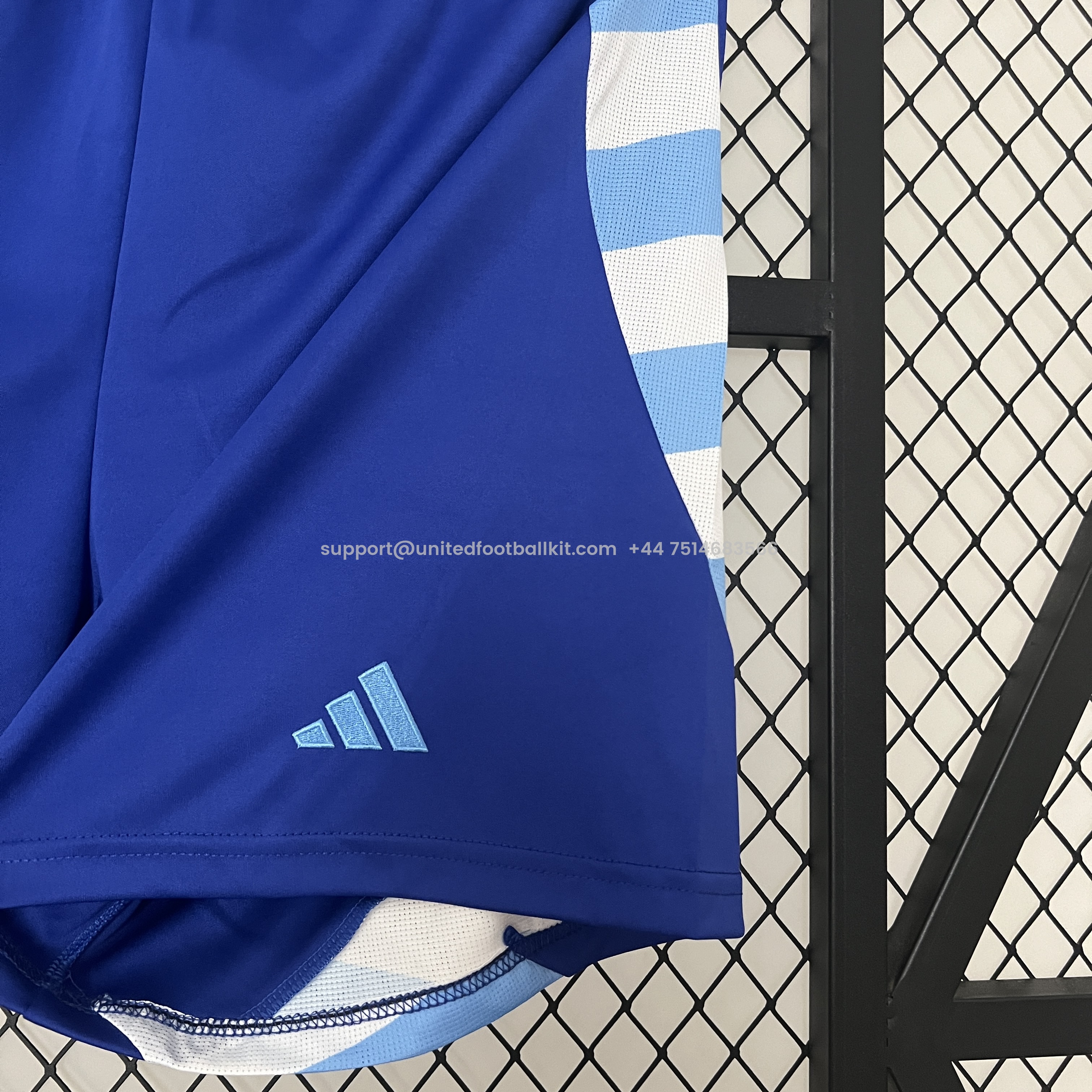 Unitedfootballkit.com | Argentina 2024 Away Shorts - Fans Version -Customize Name, Number and Patch | Worldwide Shipping
