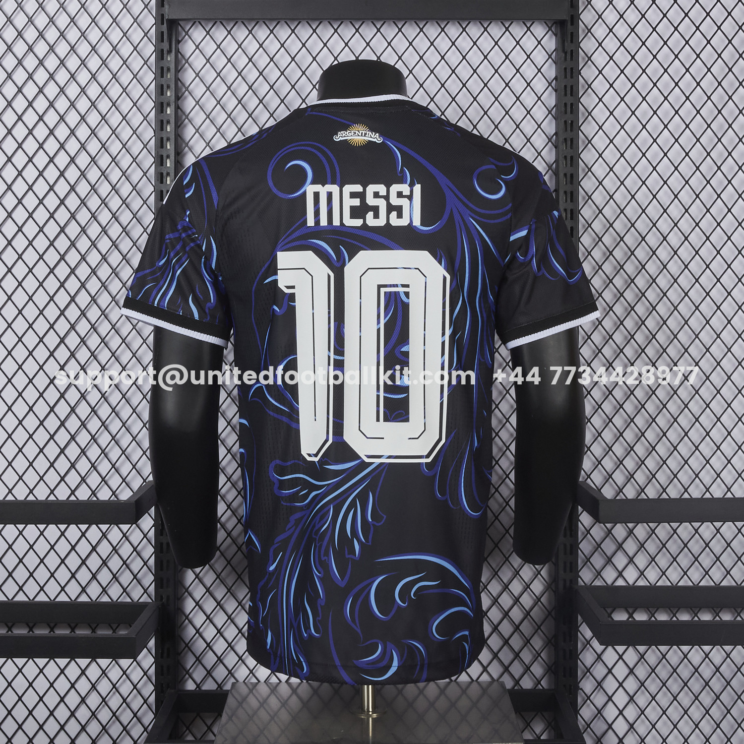 Unitedfootballkit.com | Argentina 2026 Away Deep Blue Jersey - Player Version -Customize Name, Number and Patch | Worldwide Shipping