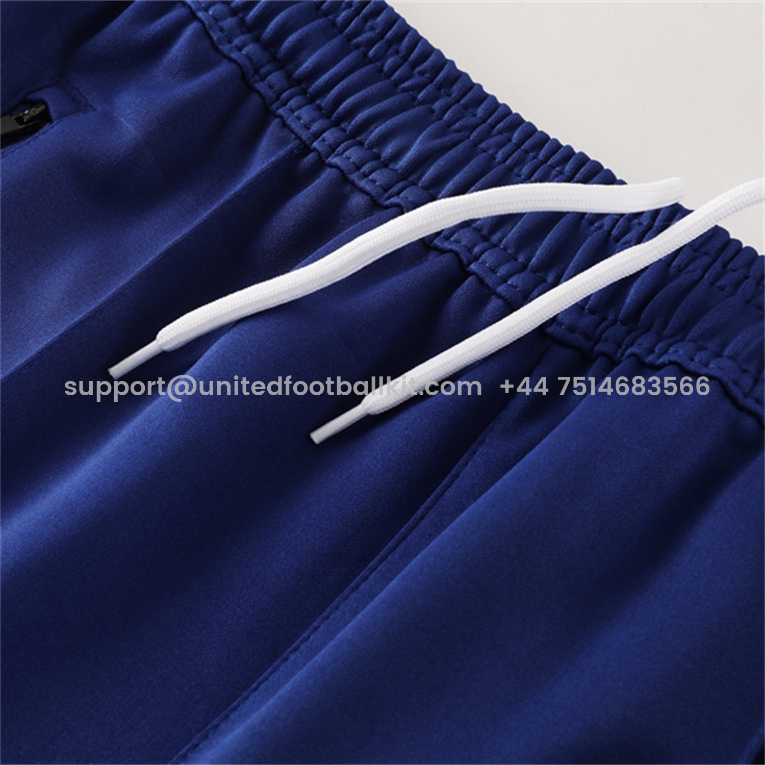 Unitedfootballkit.com | Arsenal 25-26 Throwback Trefoil Jacket Training Tracksuit - Royal Blue Jackets & Pants -Customize Name, Number and Patch | Worldwide Shipping