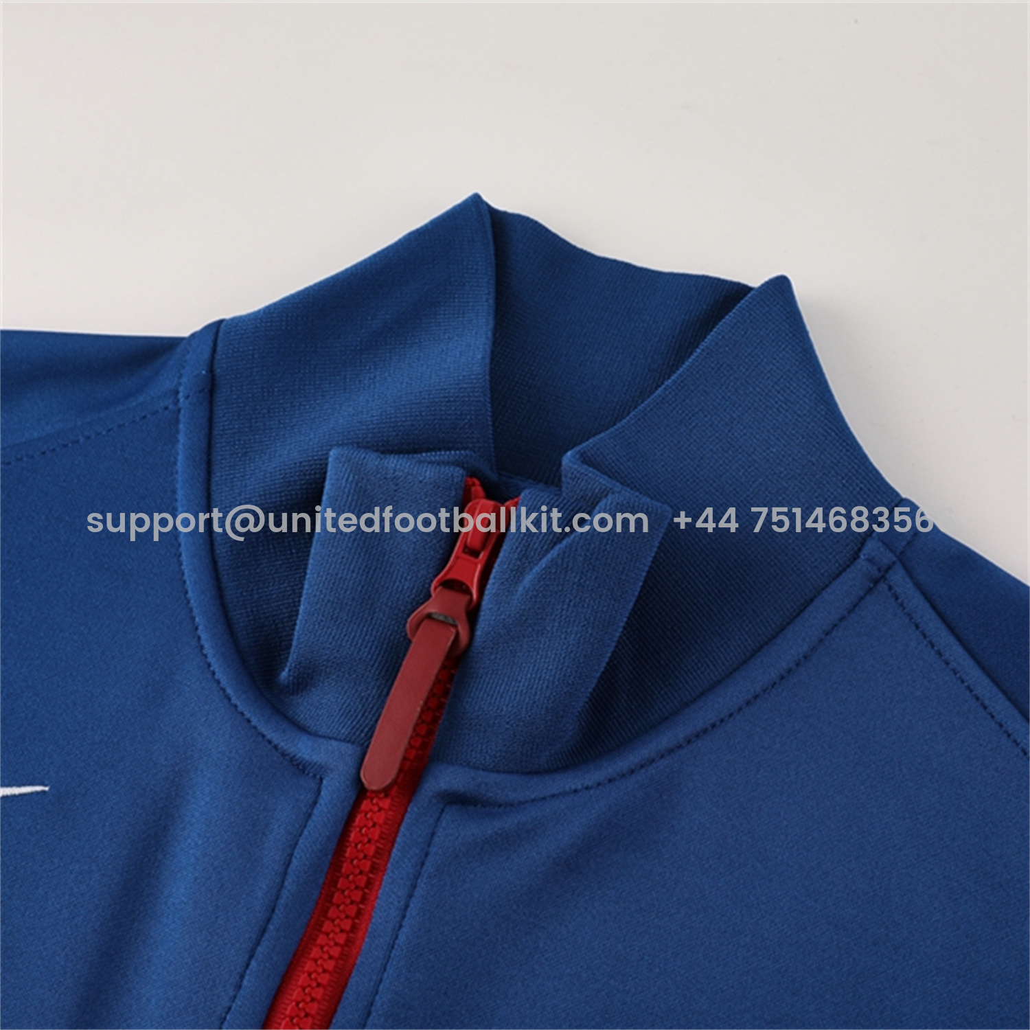Unitedfootballkit.com | Paris Saint-Germain PSG 25-26 Jacket Training Tracksuit - Blue Jackets and Pants -Customize Name, Number and Patch | Worldwide Shipping