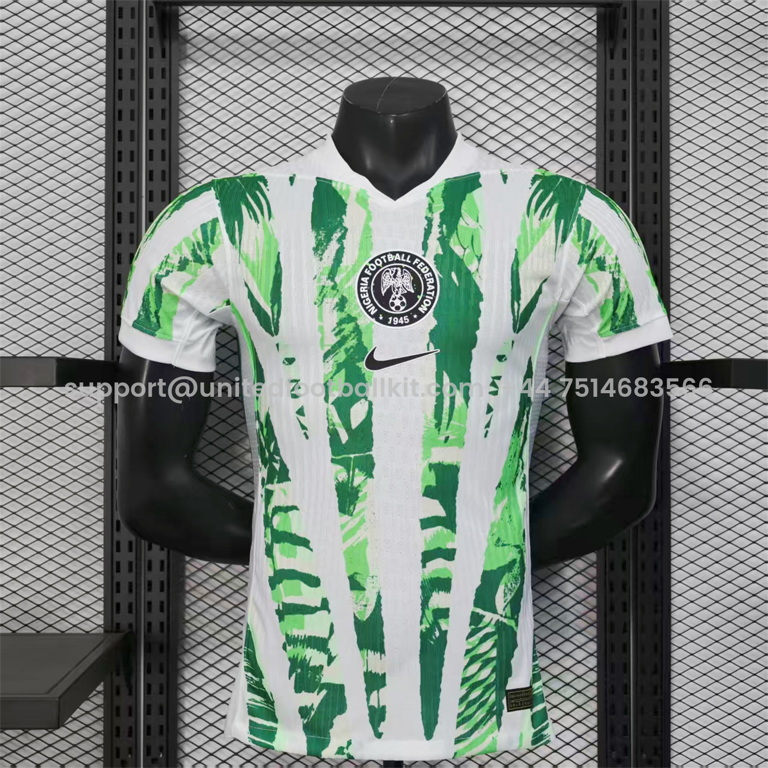 Unitedfootballkit.com | Nigeria Women 25-26 Away Jersey - Men's Player Version -Customize Name, Number and Patch | Worldwide Shipping
