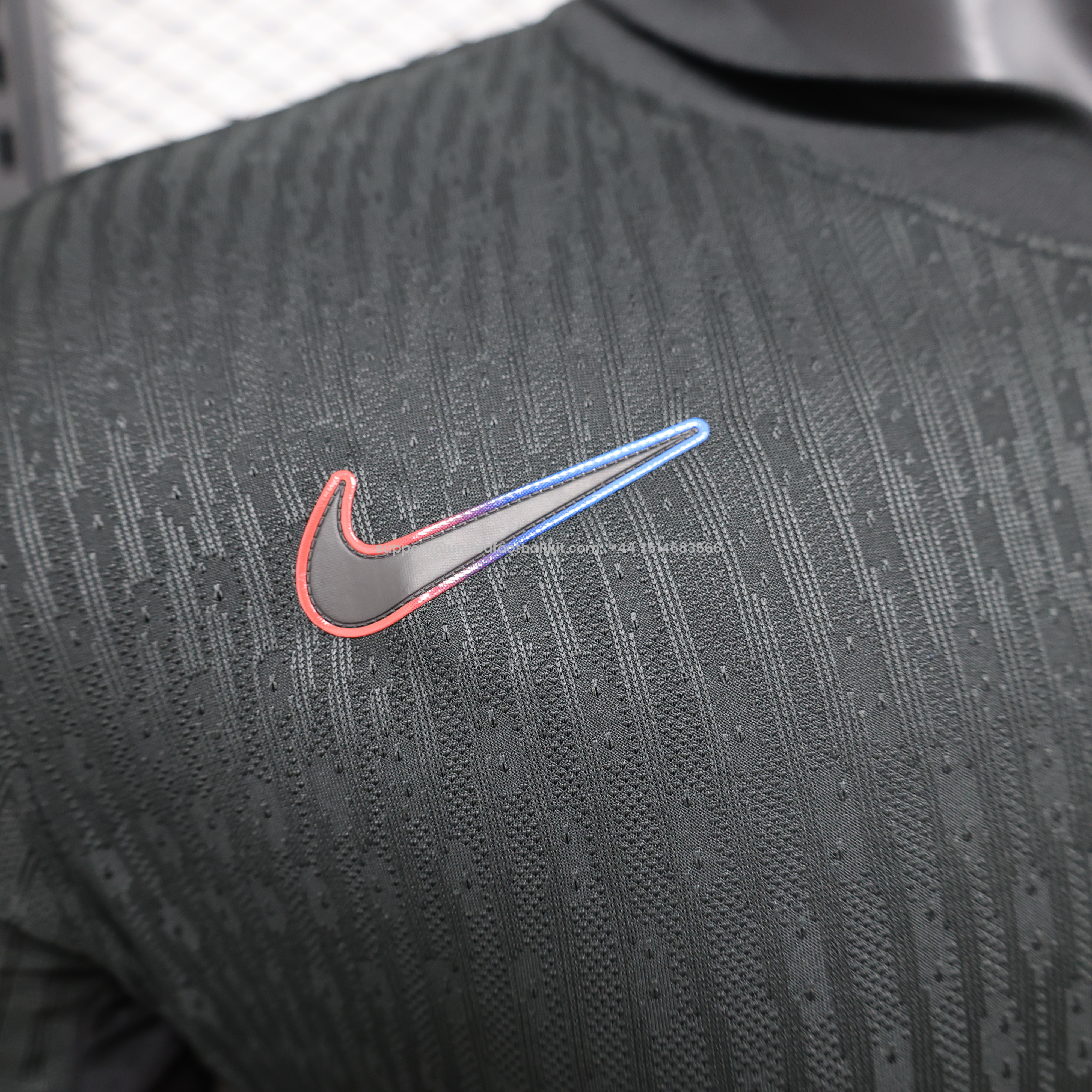 Unitedfootballkit.com | Barcelona 24-25 Away Long Sleeve Jersey with Big Logo - Player Version -Customize Name, Number and Patch | Worldwide Shipping