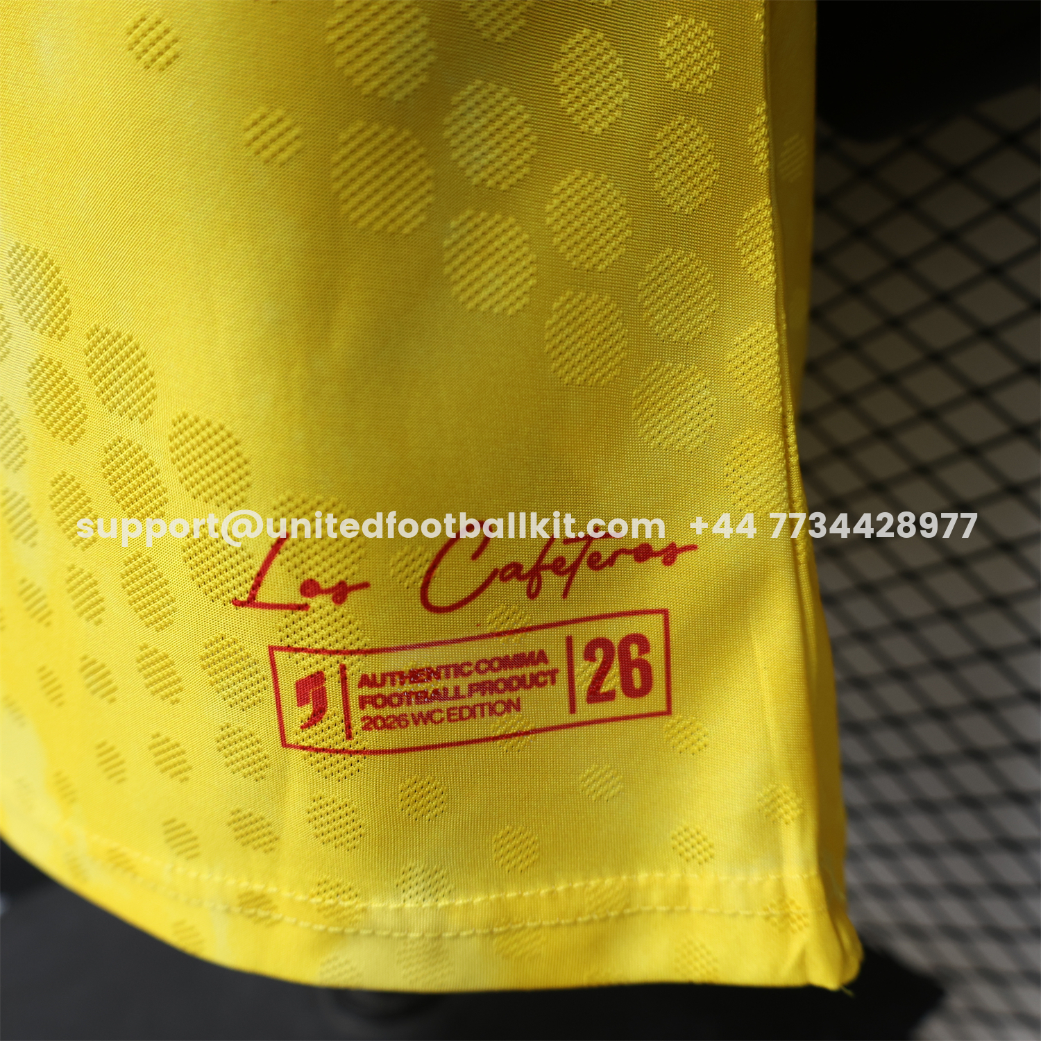 Unitedfootballkit.com | Colombia 2026 Yellow Special Jersey - Player Version -Customize Name, Number and Patch | Worldwide Shipping