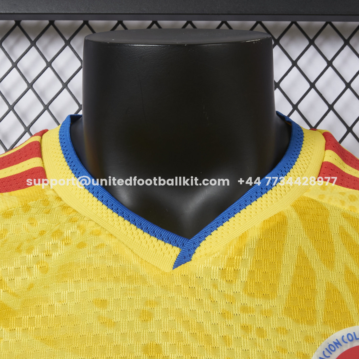 Unitedfootballkit.com | Colombia 2026 Home Jersey - Player Version -Customize Name, Number and Patch | Worldwide Shipping