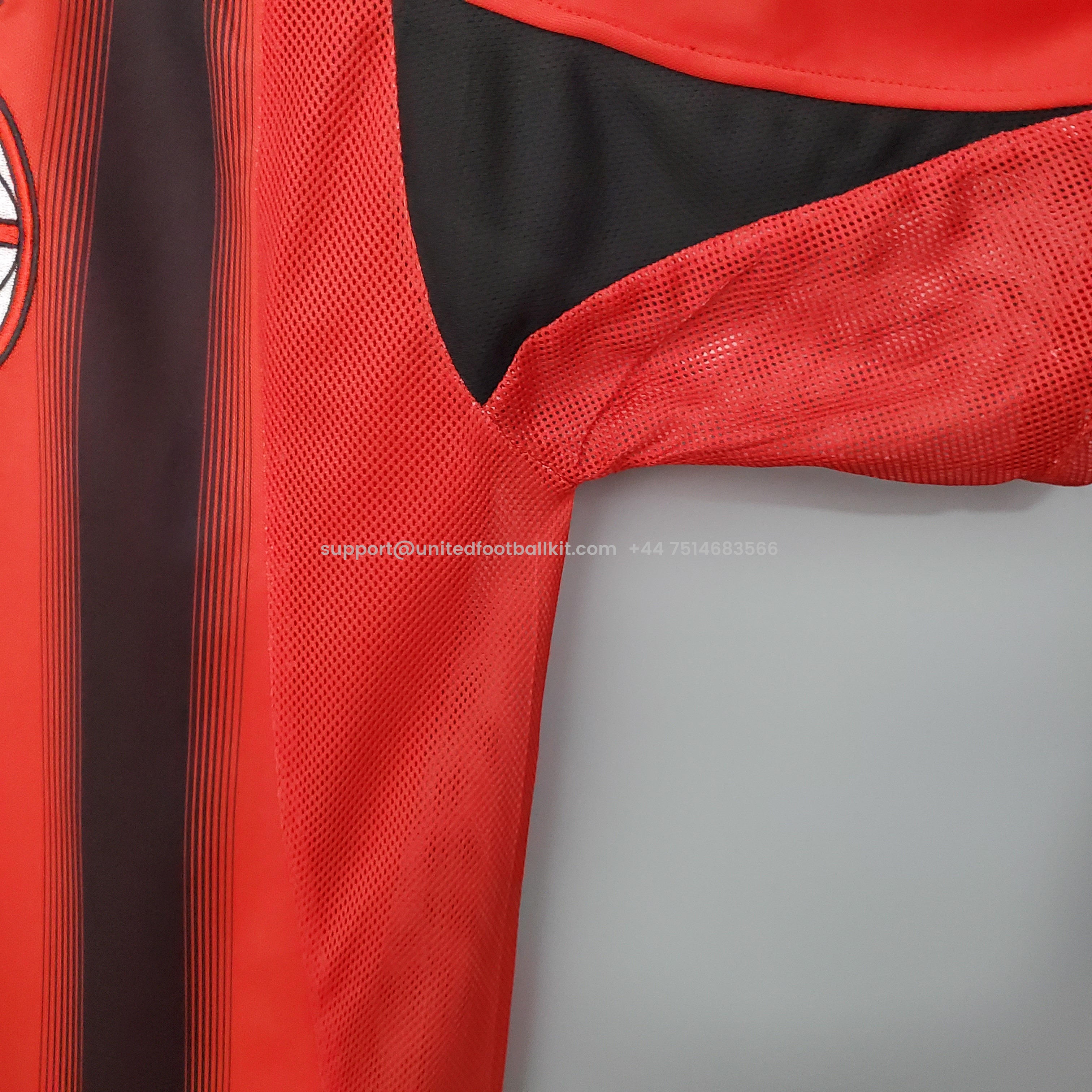 Unitedfootballkit.com | Retro AC Milan 04-05 Home Stadium Jersey -Customize Name, Number and Patch | Worldwide Shipping
