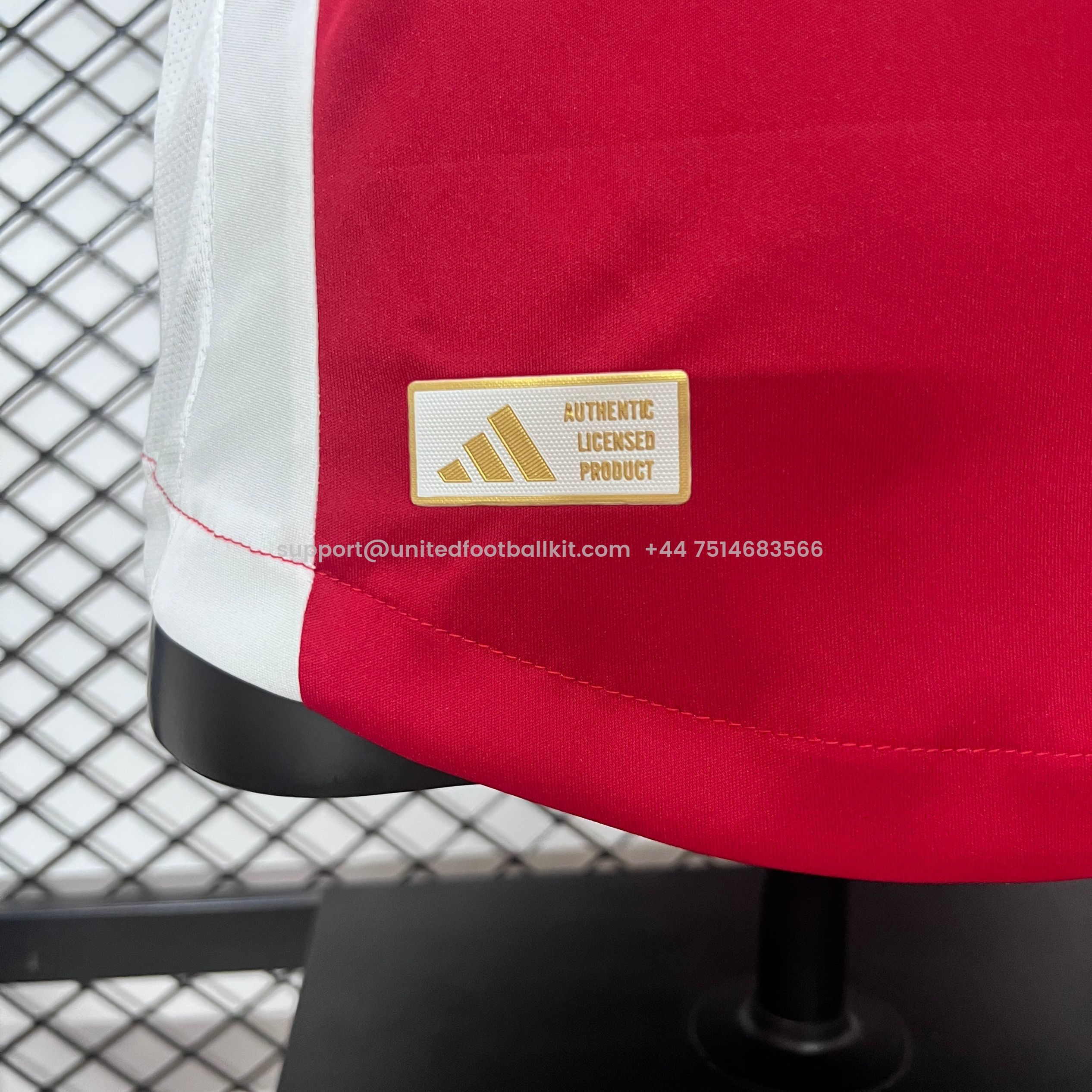 Unitedfootballkit.com | Ajax 24-25 Home Stadium Jersey - Player Version -Customize Name, Number and Patch | Worldwide Shipping