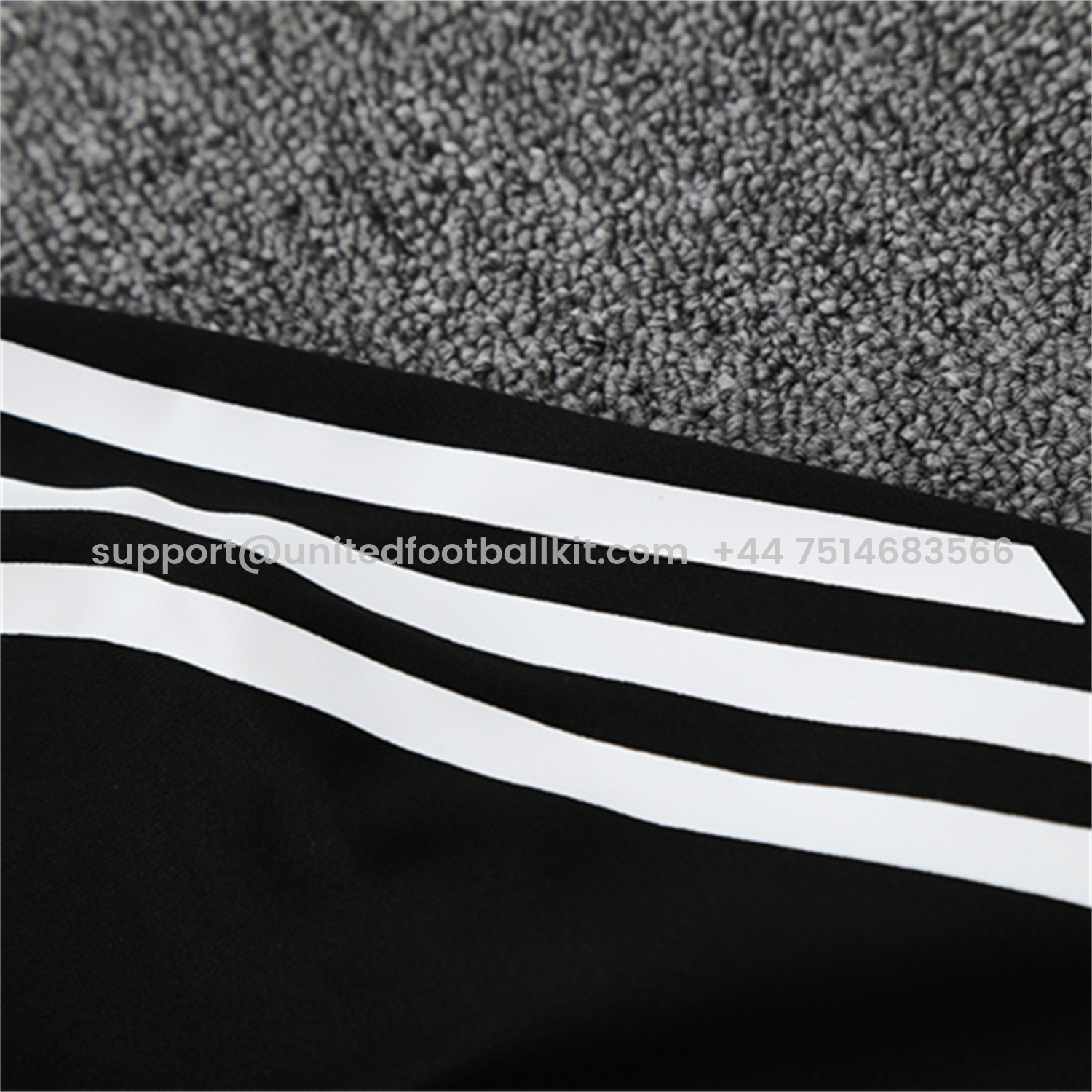 Unitedfootballkit.com | INT M.A.M 25-26 Kid Long Sleeves Training Set - Black Top & Black Pants -Customize Name, Number and Patch | Worldwide Shipping