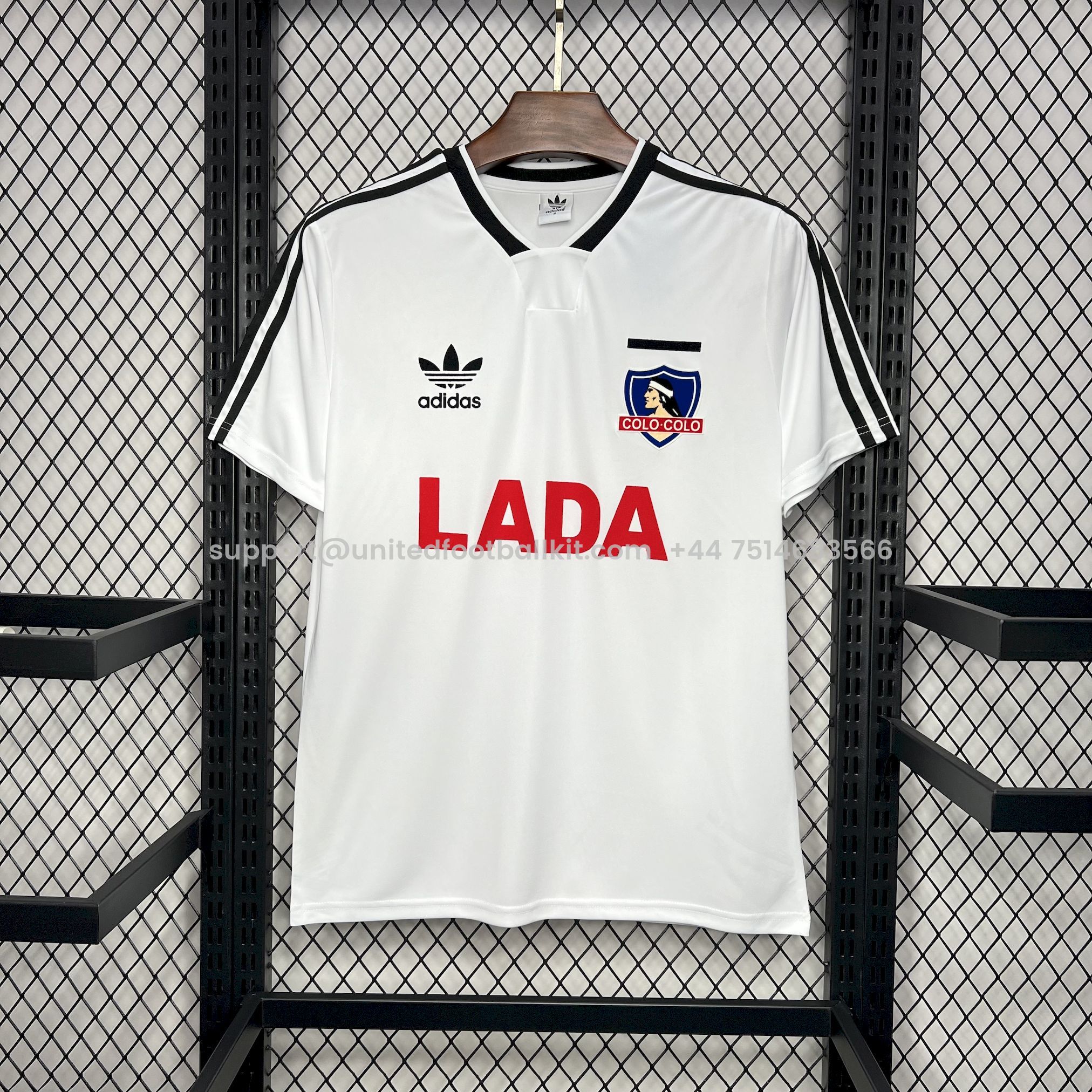 Unitedfootballkit.com | Retro Colo Colo 1991 Home Jersey -Customize Name, Number and Patch | Worldwide Shipping