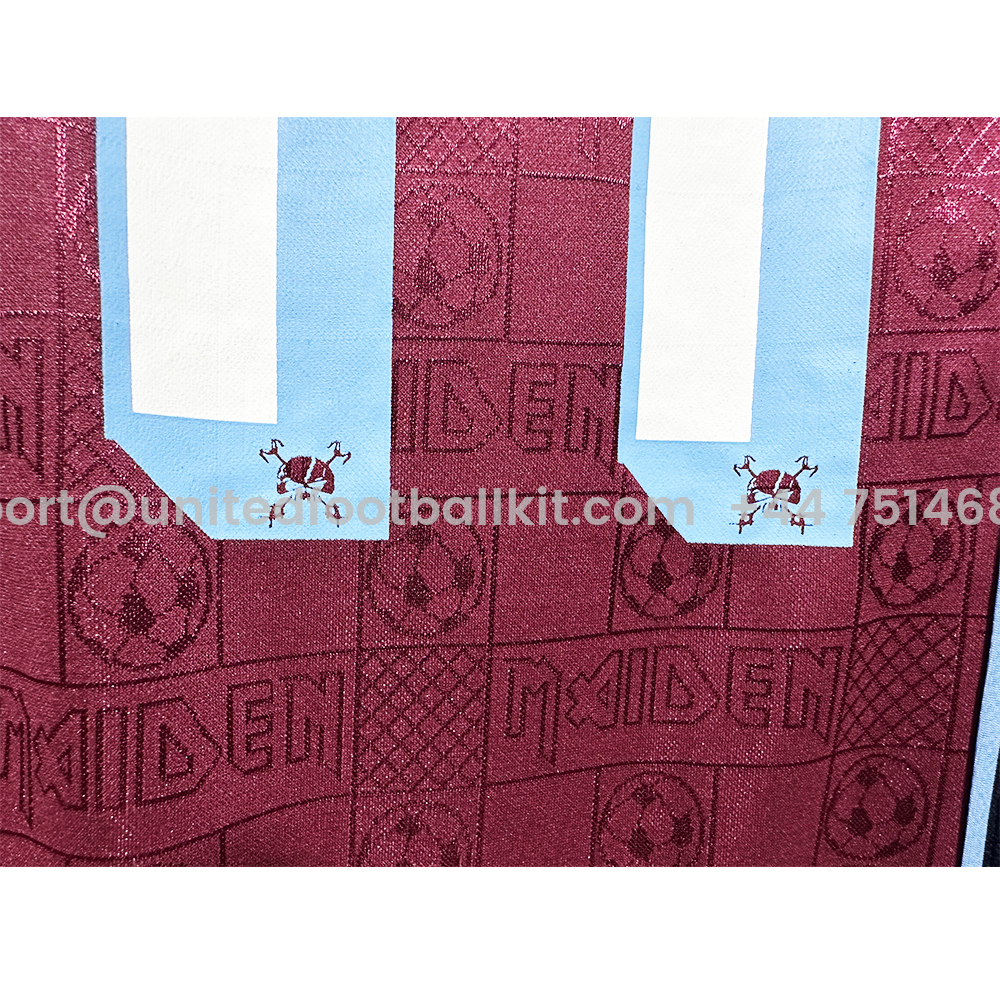 Unitedfootballkit.com | Retro Iron Maiden 2011 Away Jersey -Customize Name, Number and Patch | Worldwide Shipping