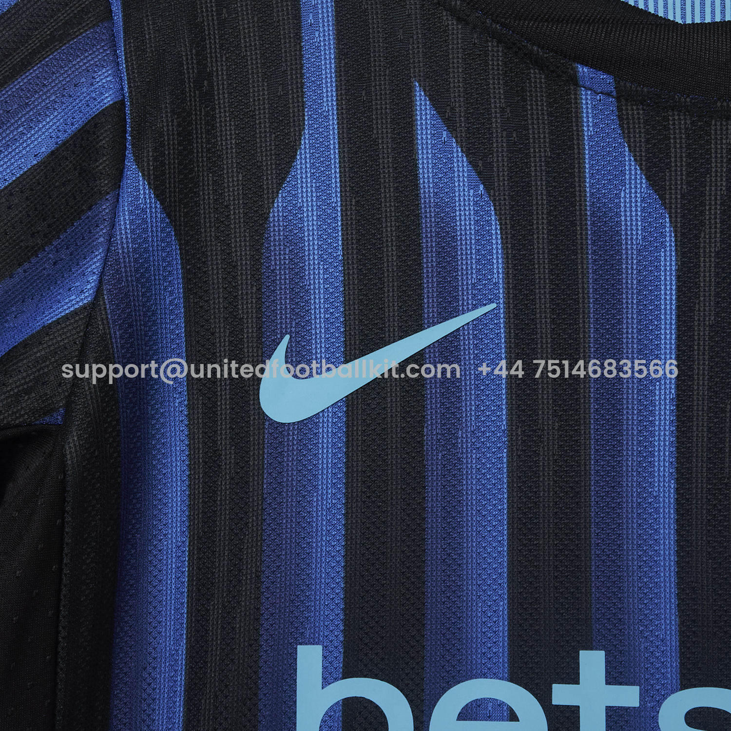Unitedfootballkit.com | Inter Milan 25-26 Home Kids Kit - Player Version -Customize Name, Number and Patch | Worldwide Shipping