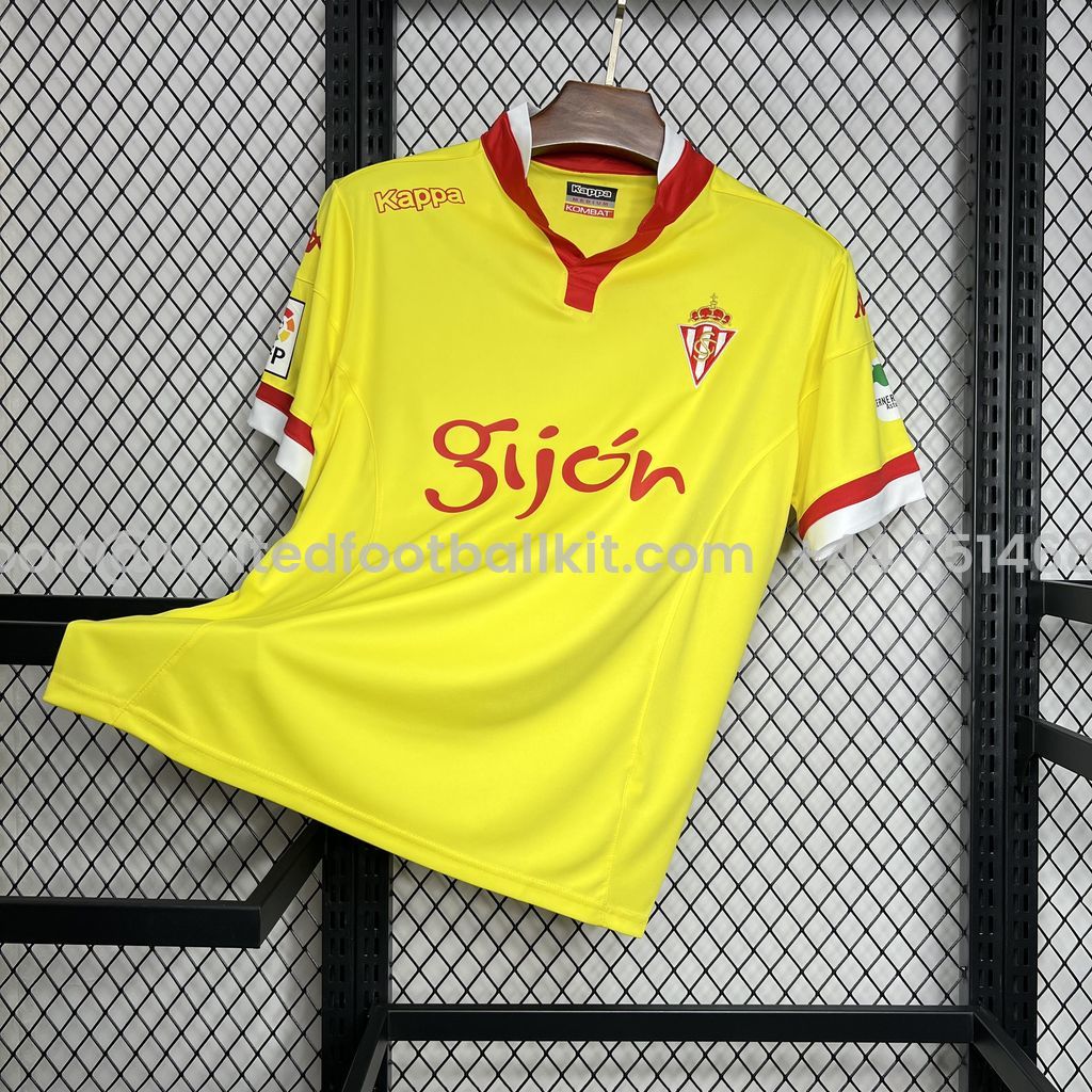 Unitedfootballkit.com | Retro Sporting de Gijon 2015-16 Third Jersey -Customize Name, Number and Patch | Worldwide Shipping