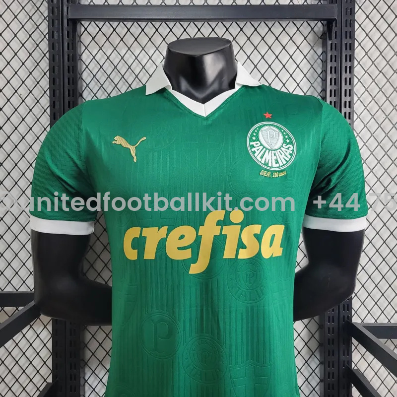 Unitedfootballkit.com | Palmeiras 2024 Home Stadium Jersey - Player Version -Customize Name, Number and Patch | Worldwide Shipping