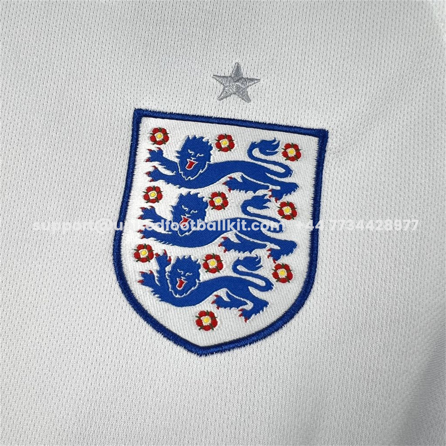 Unitedfootballkit.com | Retro England 2016 Home White Jersey -Customize Name, Number and Patch | Worldwide Shipping