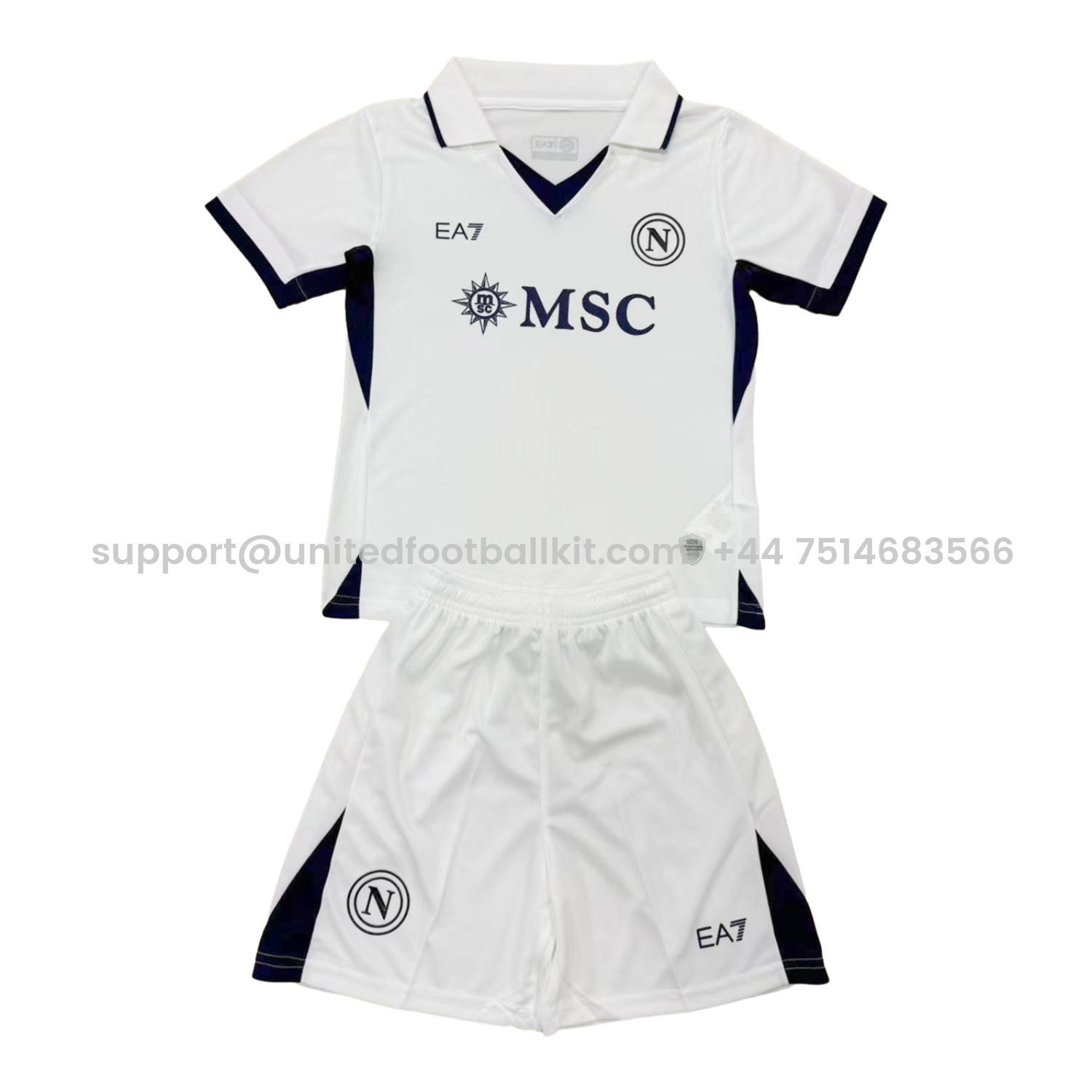 Unitedfootballkit.com | Napoli 24-25 Away Men's Adult Jersey Set - Fans Version -Customize Name, Number and Patch | Worldwide Shipping