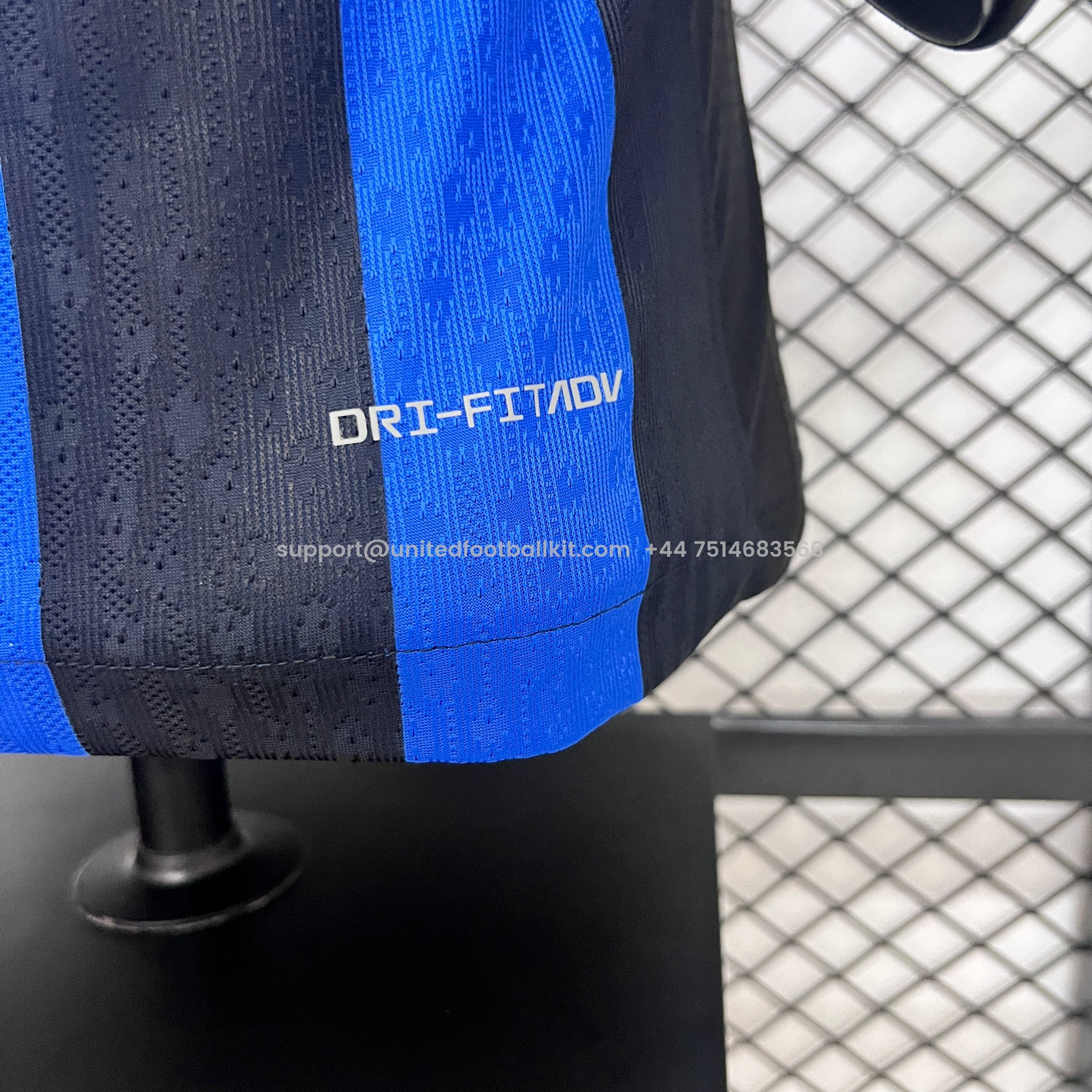 Unitedfootballkit.com | Inter Milan 24-25 Home Long Sleeve Jersey - Player Version -Customize Name, Number and Patch | Worldwide Shipping