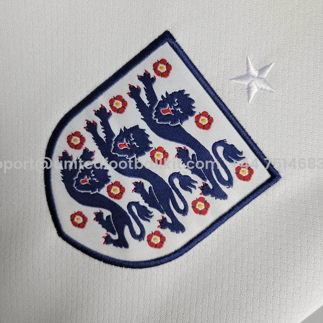 Unitedfootballkit.com | England 2024 Home Stadium Jersey - Fans Version -Customize Name, Number and Patch | Worldwide Shipping