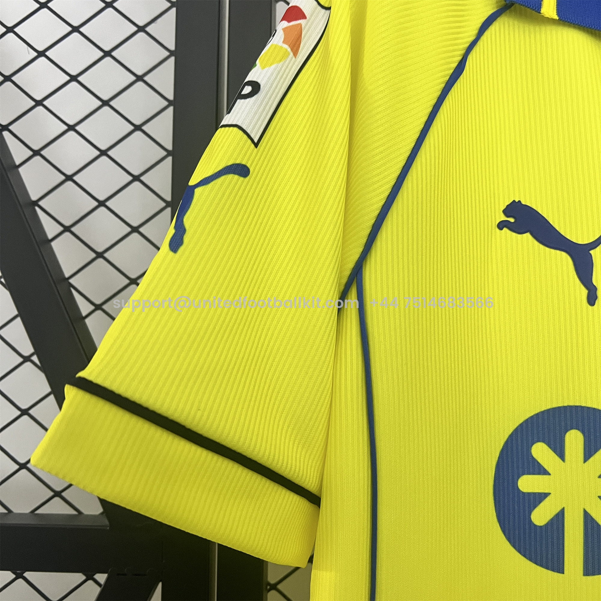Unitedfootballkit.com | Retro Las Palmas 1997-98 Home Jersey -Customize Name, Number and Patch | Worldwide Shipping