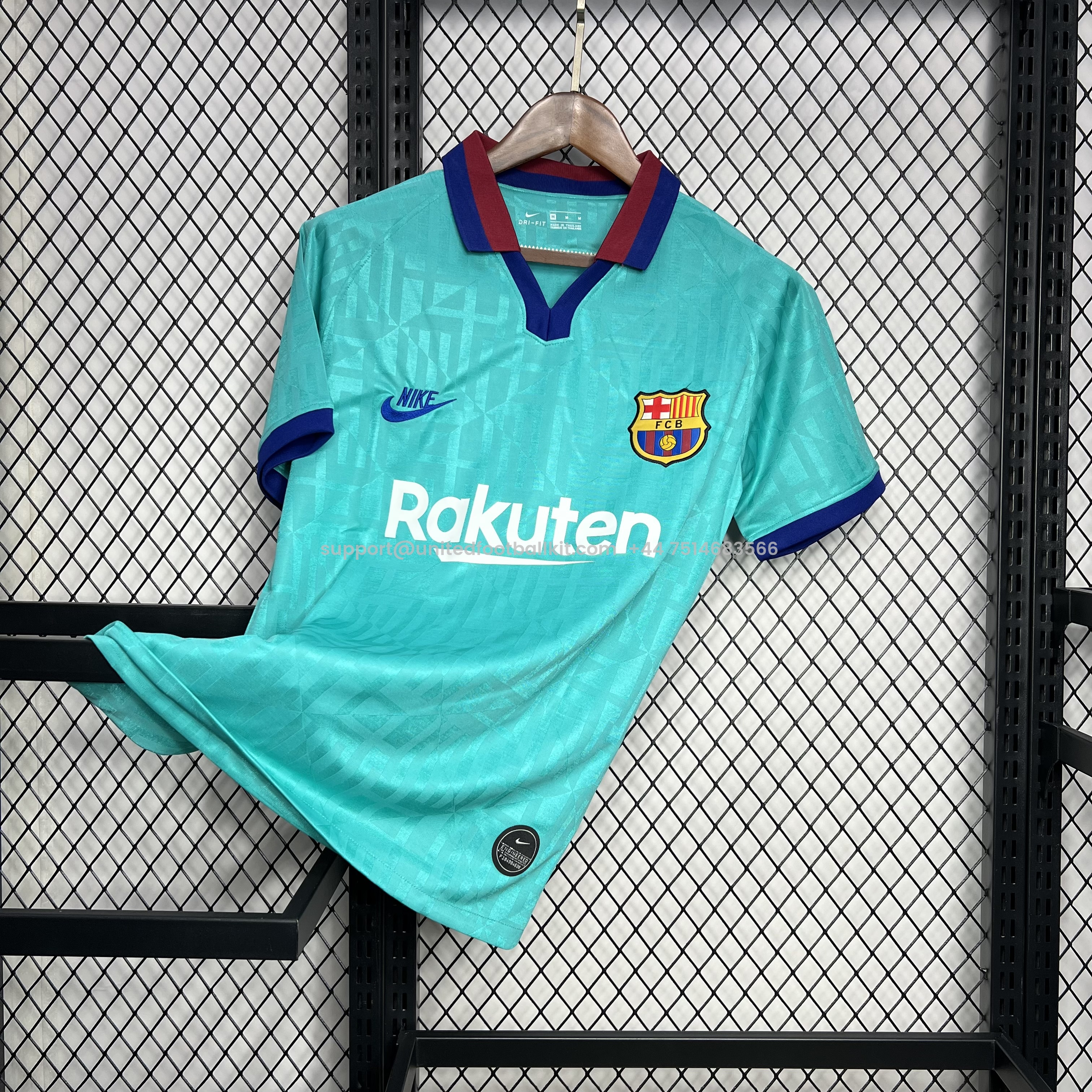 Unitedfootballkit.com | Retro Barcelona 19-20 Third Jersey -Customize Name, Number and Patch | Worldwide Shipping
