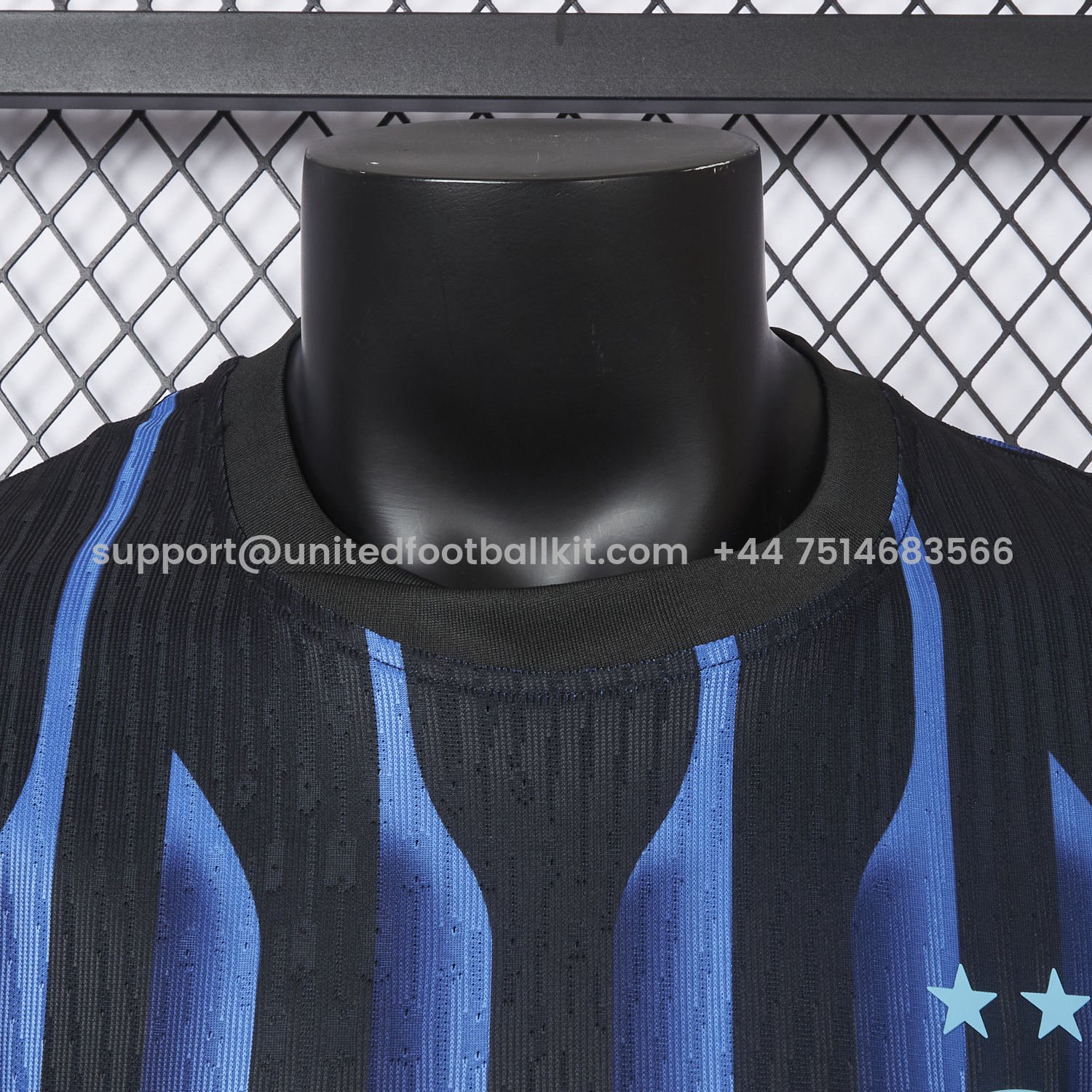 Unitedfootballkit.com | Inter Milan 25-26 Home Jersey - Player Version -Customize Name, Number and Patch | Worldwide Shipping