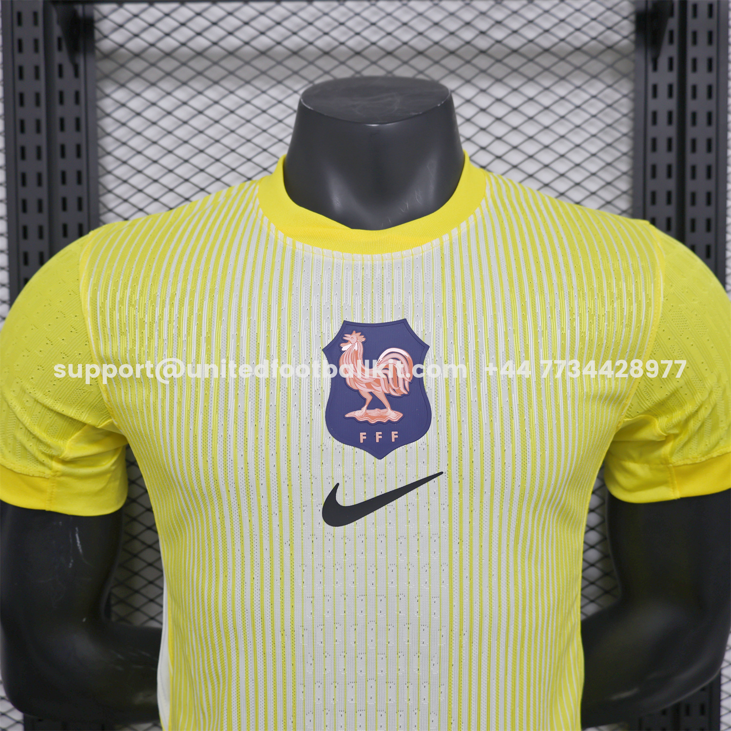 Unitedfootballkit.com | France 2025-26 Yellow Goalkeeper Jersey - Player Version -Customize Name, Number and Patch | Worldwide Shipping