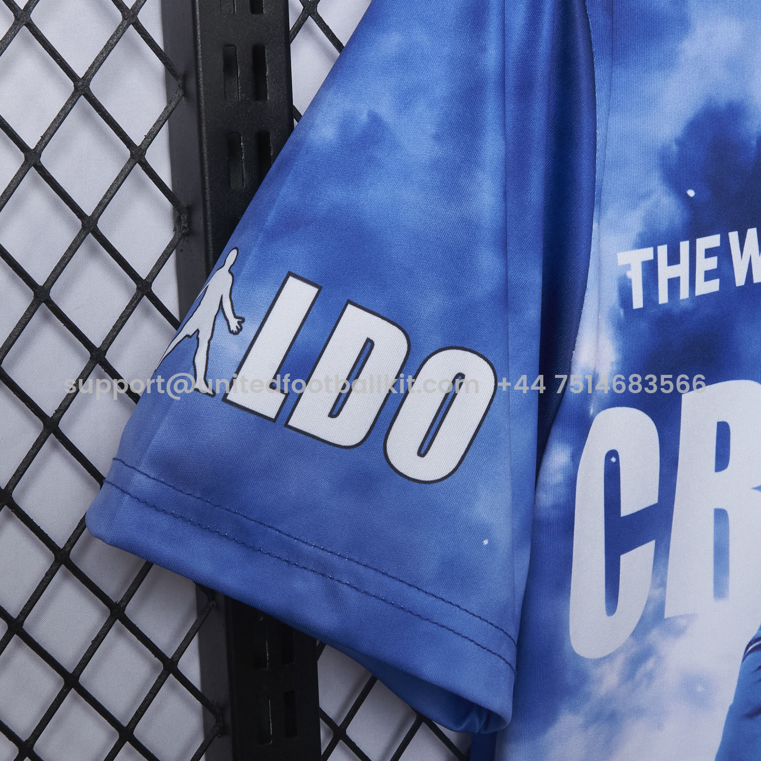 Unitedfootballkit.com | Cristiano Ronaldo Real Madrid 2017-18 Away Career Commemorative Jersey - Fans Version -Customize Name, Number and Patch | Worldwide Shipping