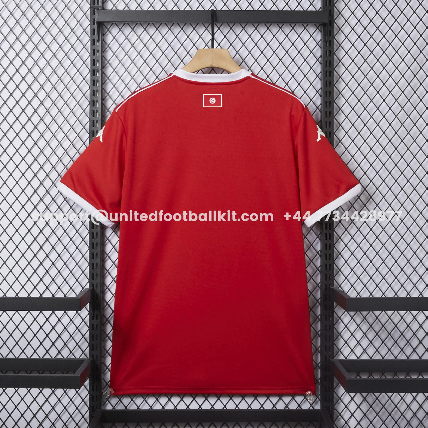 Unitedfootballkit.com | Tunisia 2026 Home Red Jersey - Fans Version -Customize Name, Number and Patch | Worldwide Shipping